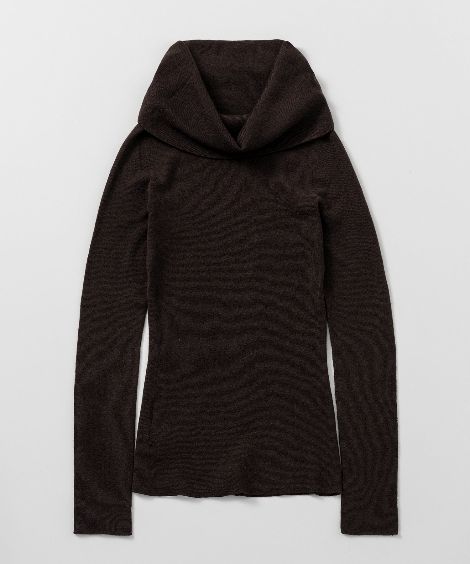 【12月上旬お届け予約商品】カシミヤブレンド オフショルダーニット