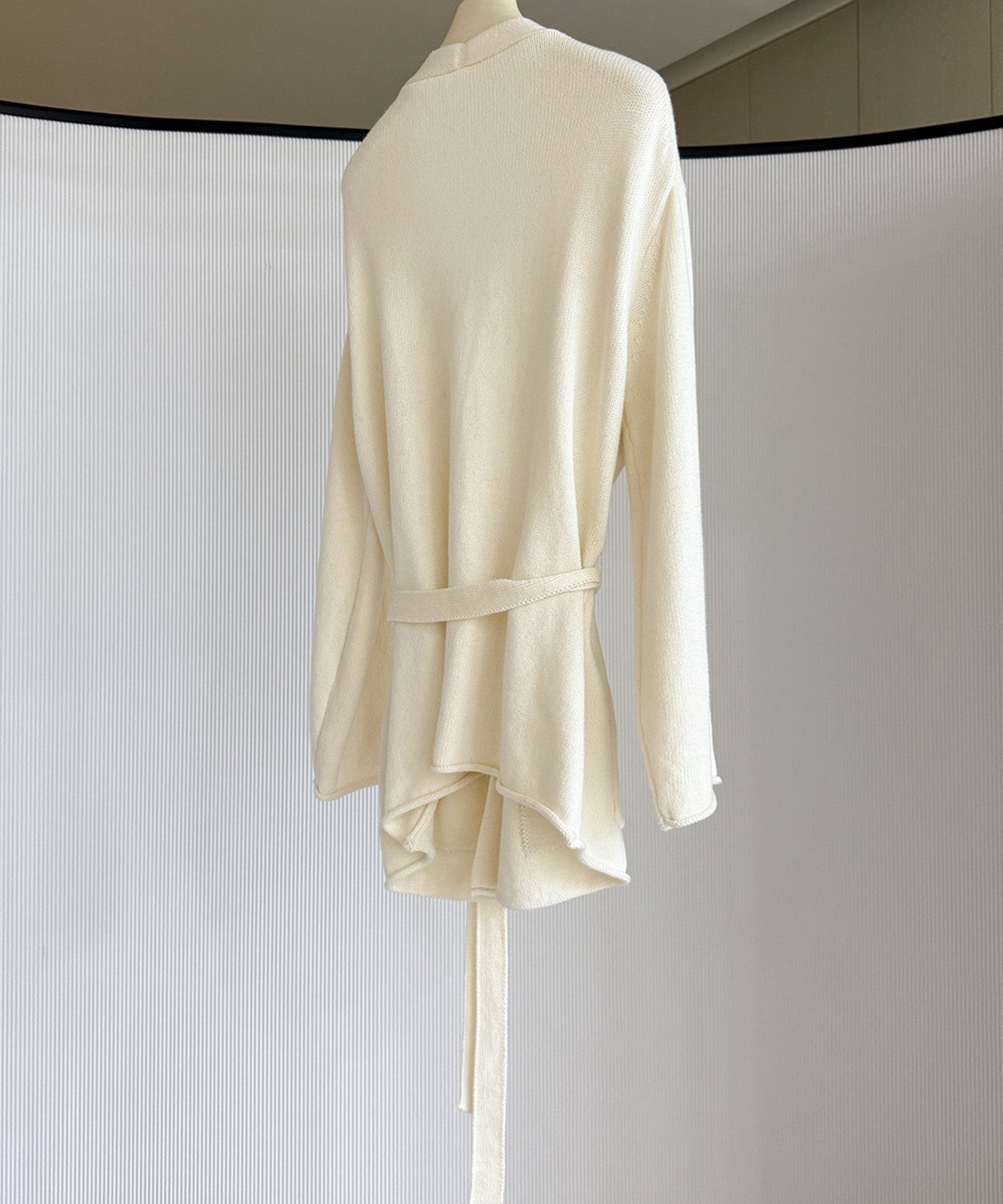 【12月上旬お届け予約商品】カシミヤブレンド ロングカーディガン