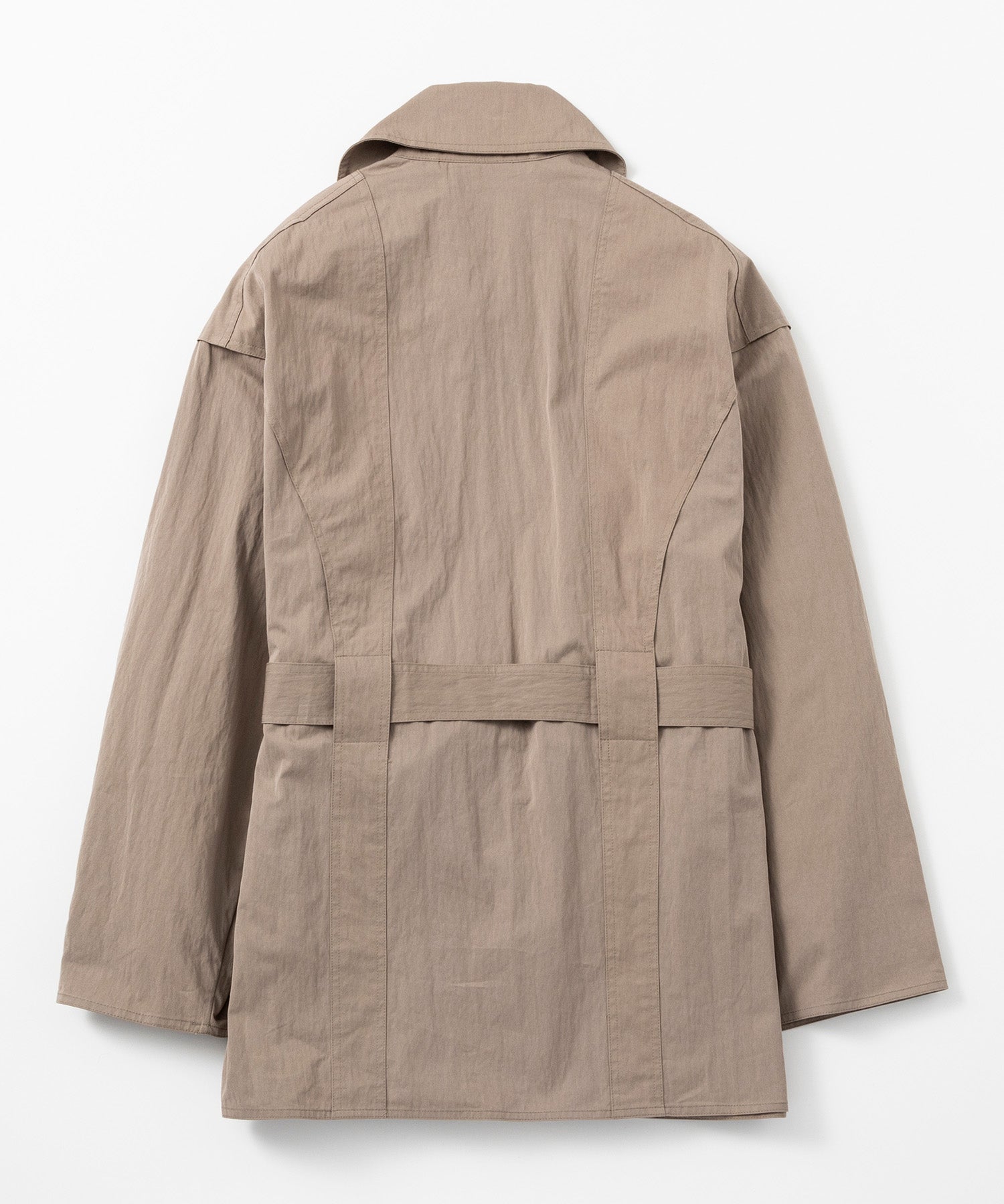 2wayカラー トレンチミドルコート