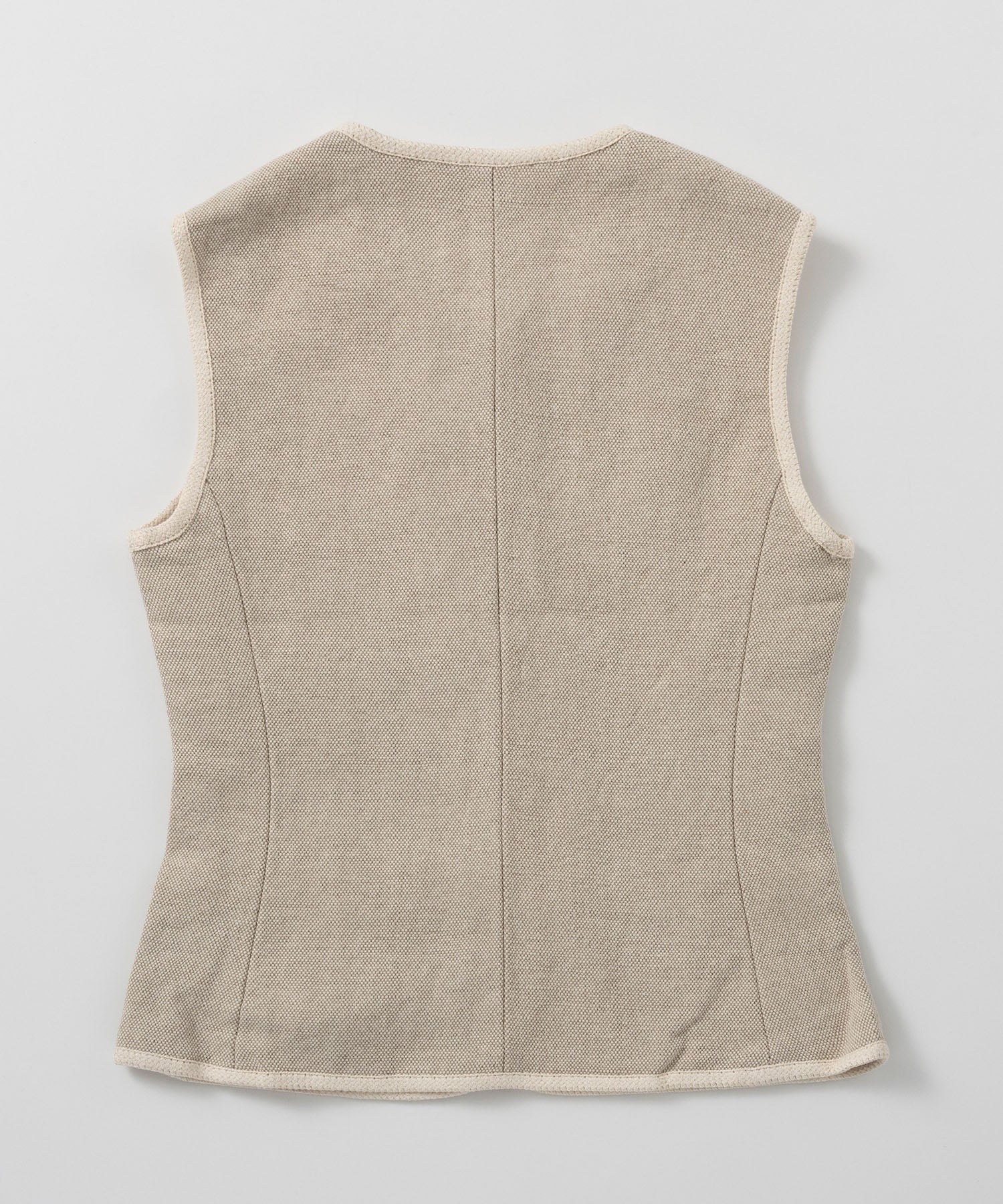 リネンパイピングベスト