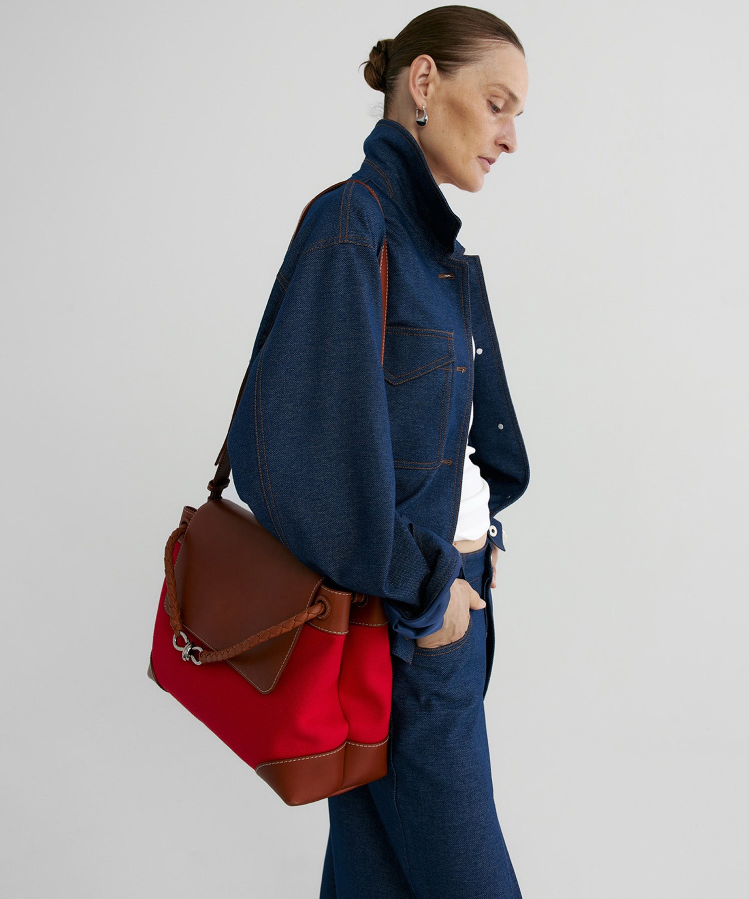 【12月上旬お届け予約商品】デニムライク ショートジャケット