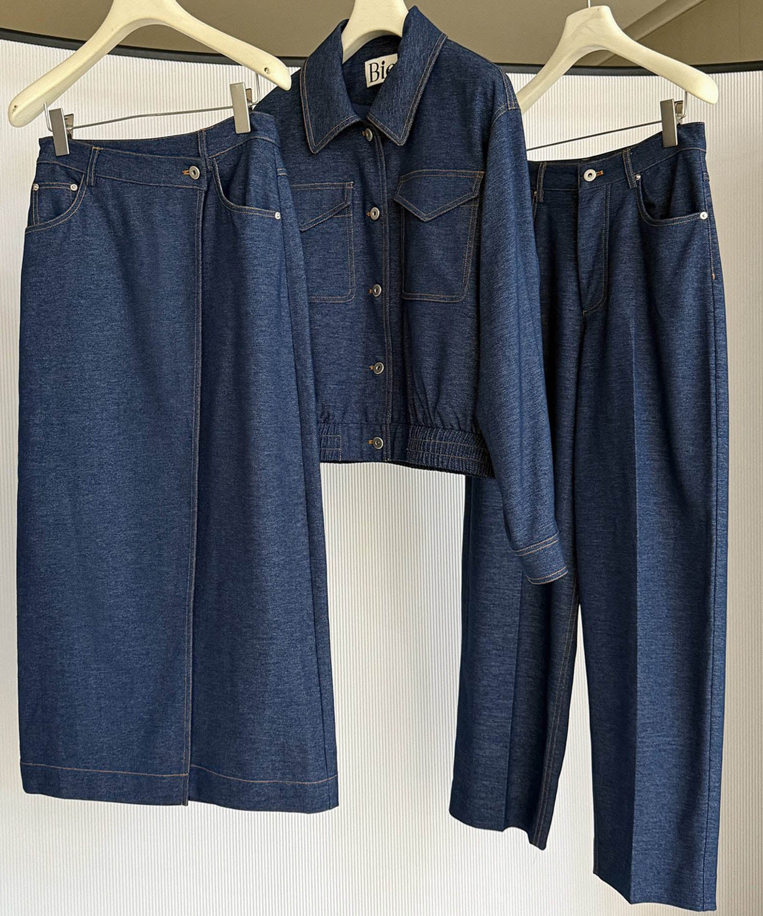 【12月上旬お届け予約商品】デニムライク ショートジャケット