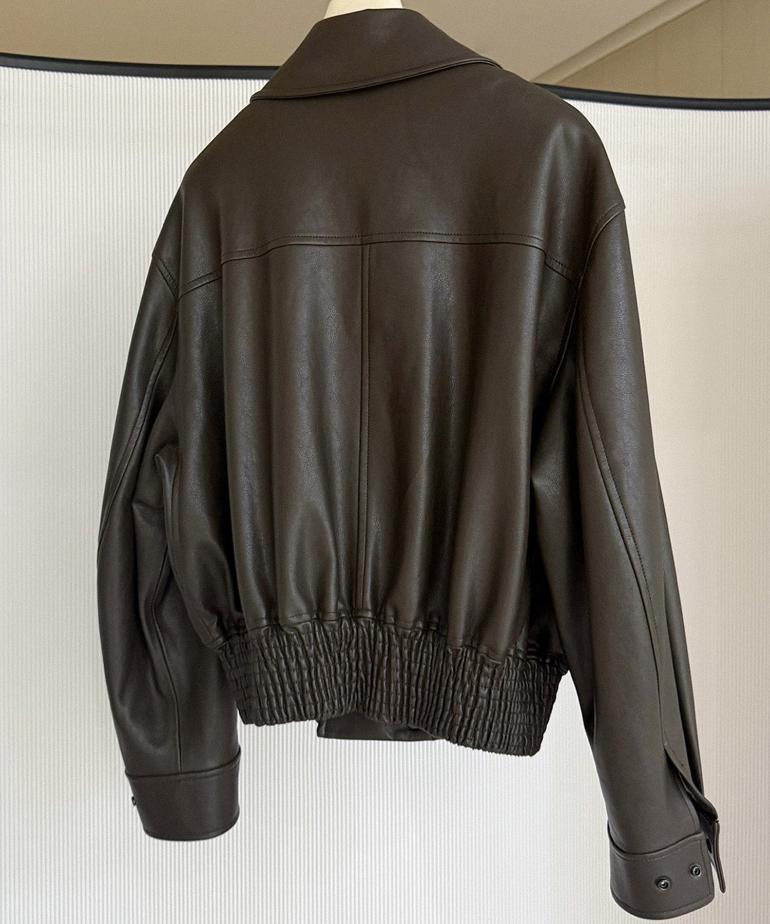 シャーリングショートジャケット