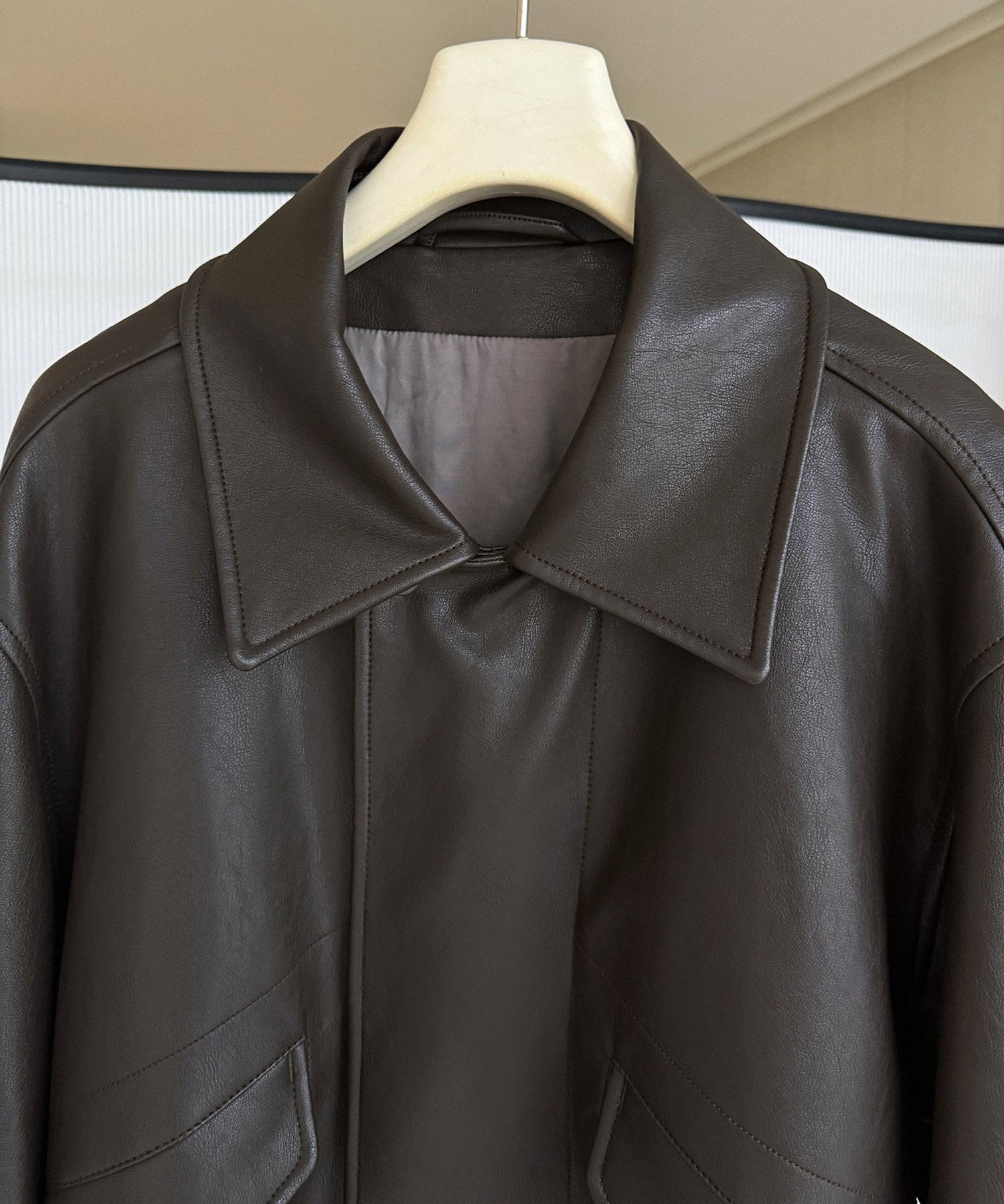 シャーリングショートジャケット