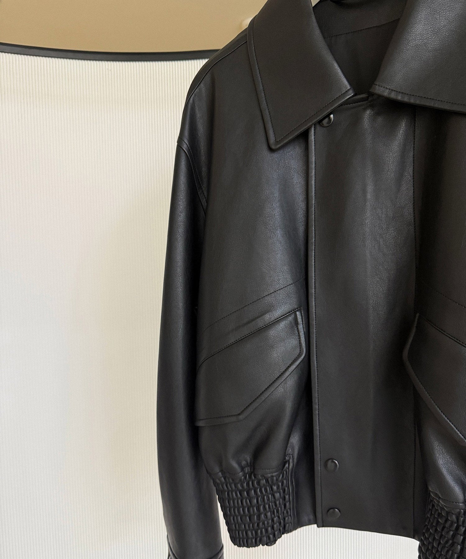 シャーリングショートジャケット