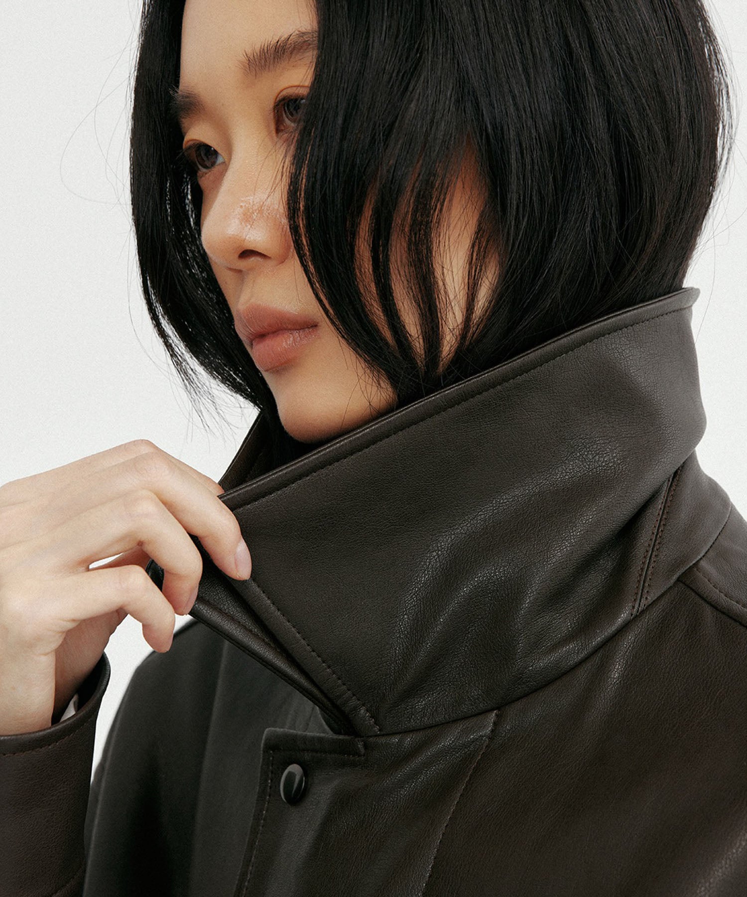 シャーリングショートジャケット