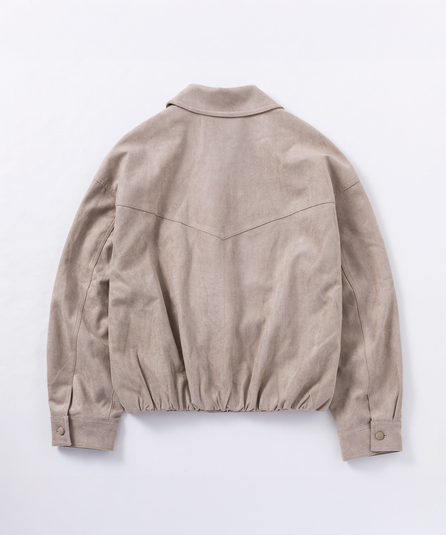 スエードライククロップドジャケット