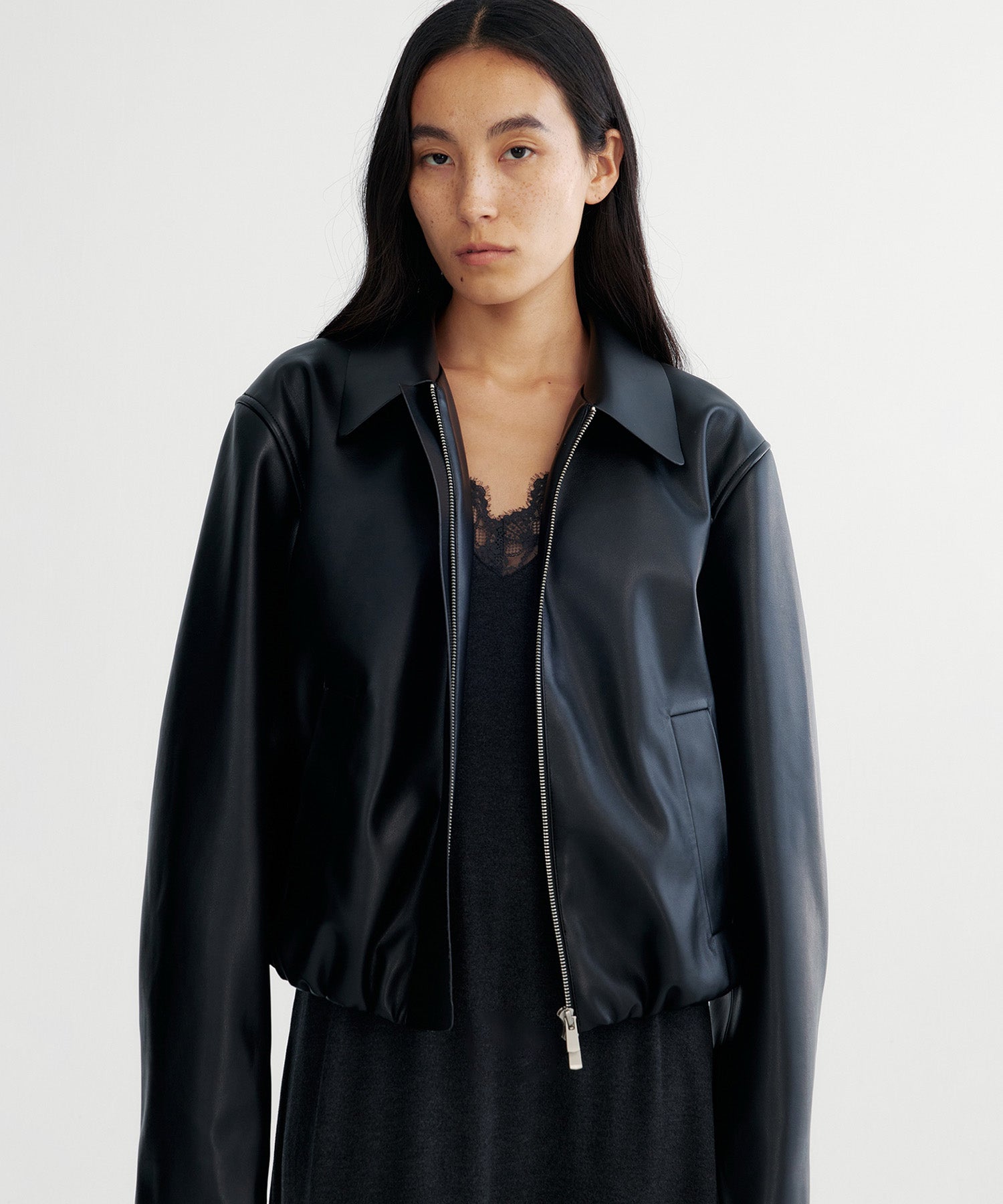 【12月上旬お届け予約商品】ウエストギャザー ショートジャケット