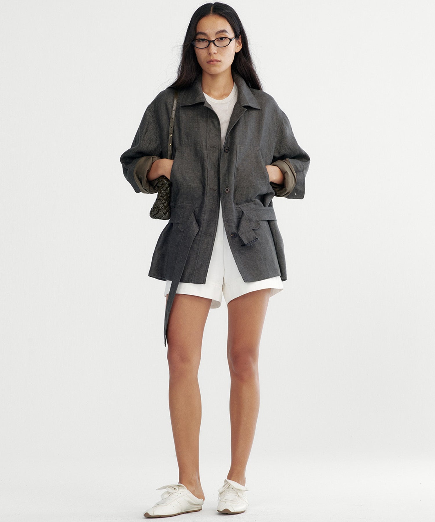 オーバーサイズ ミリタリージャケット