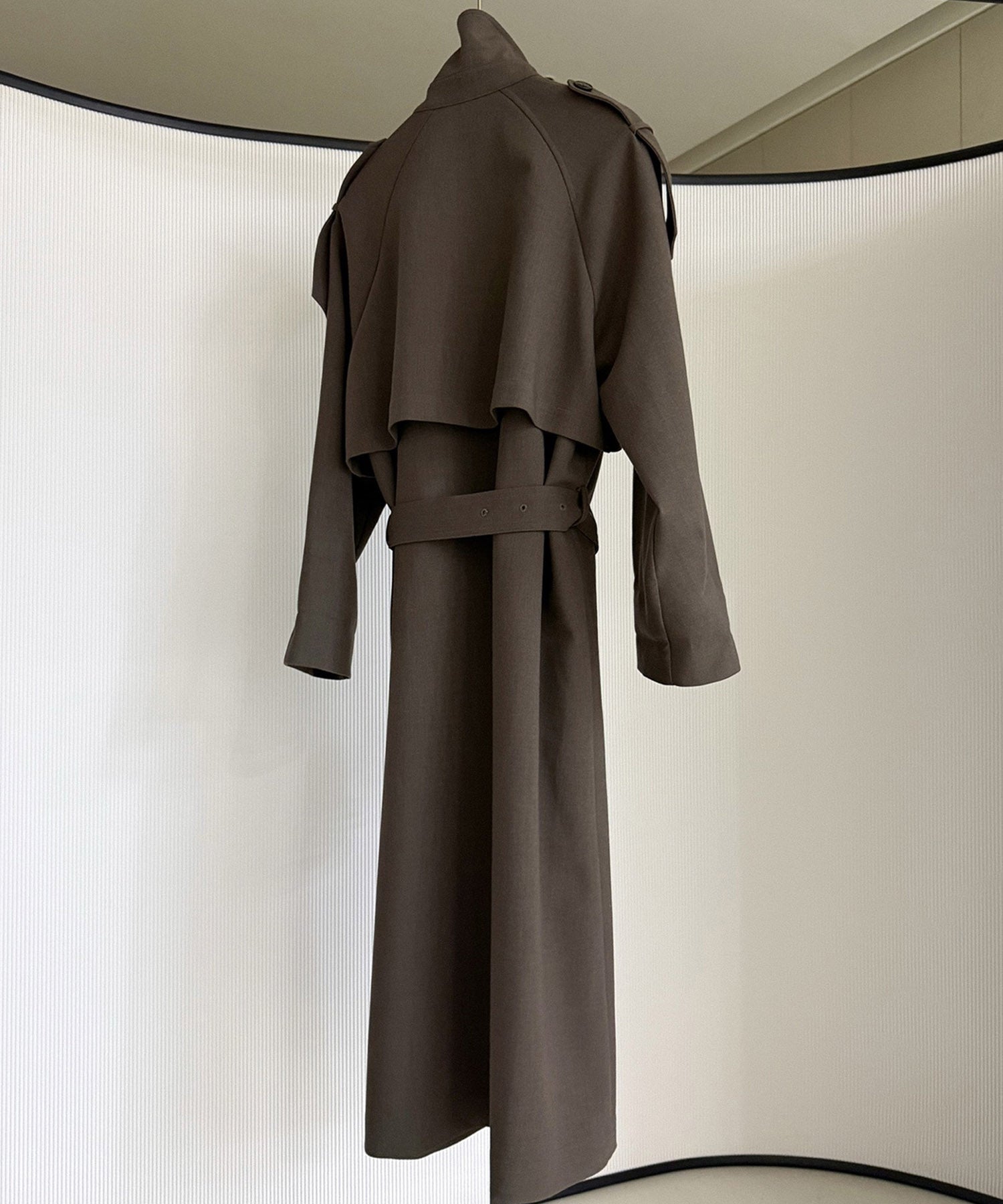 【12月上旬お届け予約商品】ロングトレンチコート