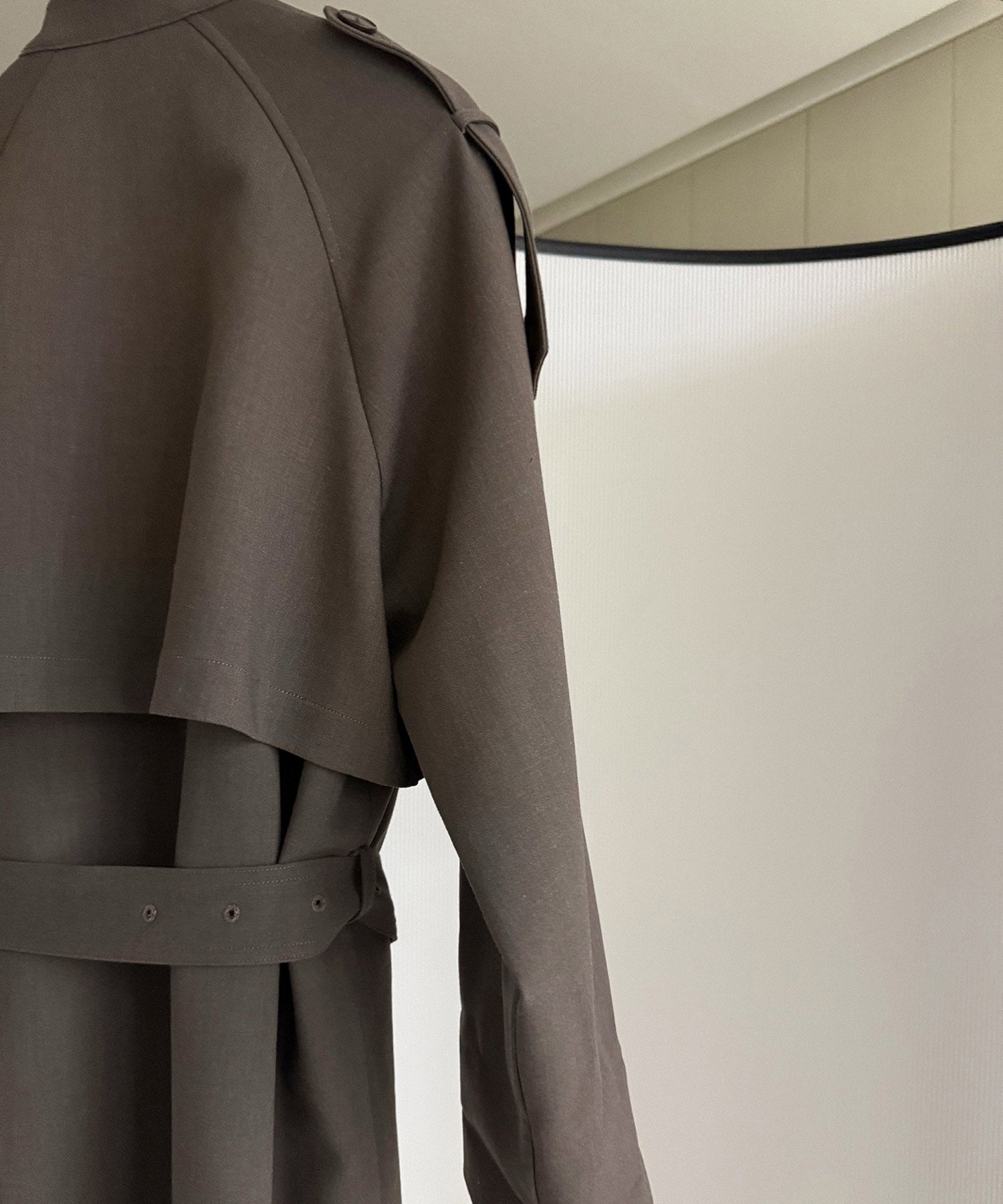 【12月上旬お届け予約商品】ロングトレンチコート