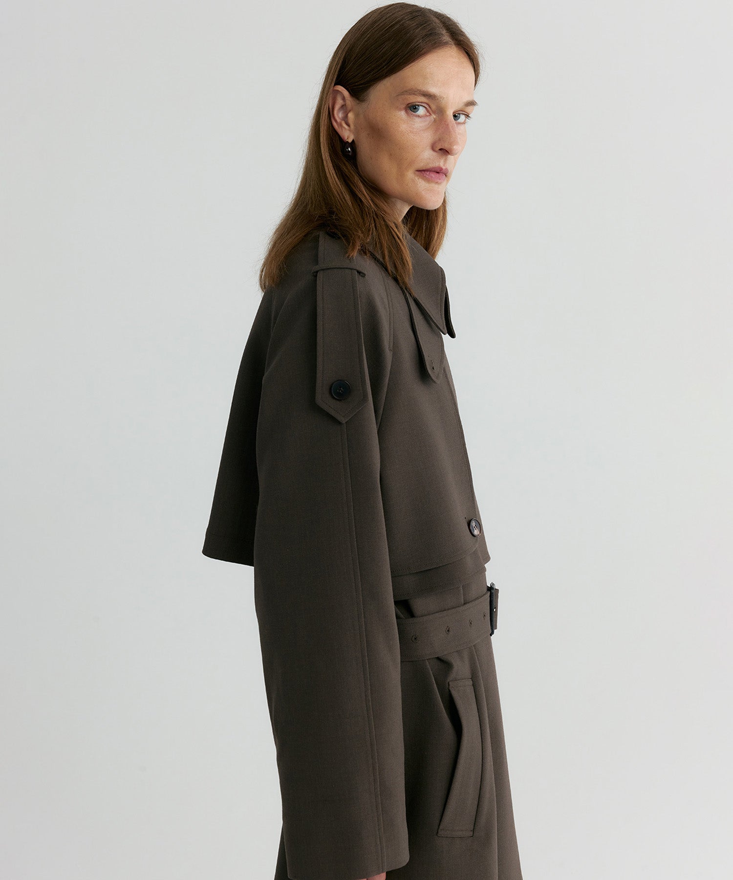 【12月上旬お届け予約商品】ロングトレンチコート