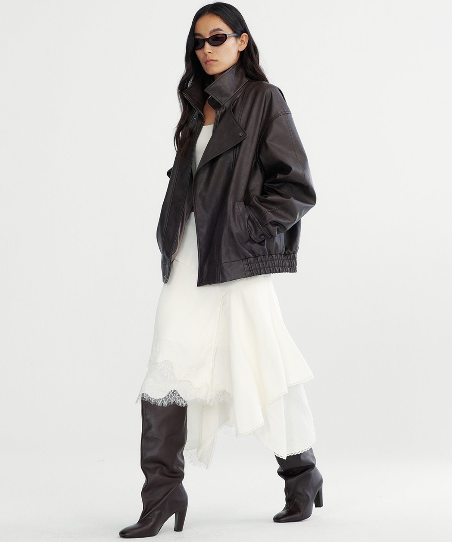 【12月上旬お届け予約商品】ダブルカラーレザージャケット