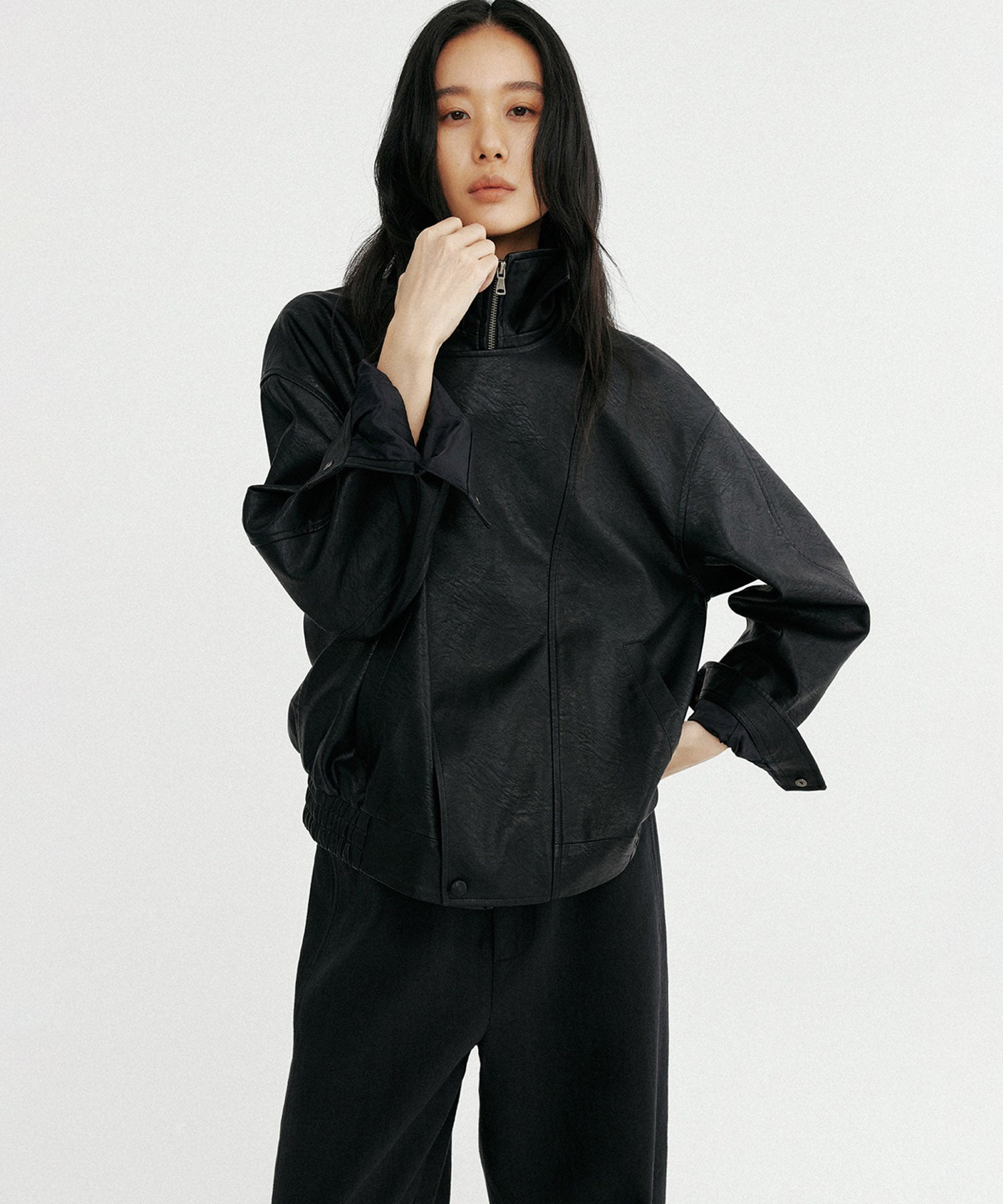 【12月上旬お届け予約商品】ダブルカラーレザージャケット