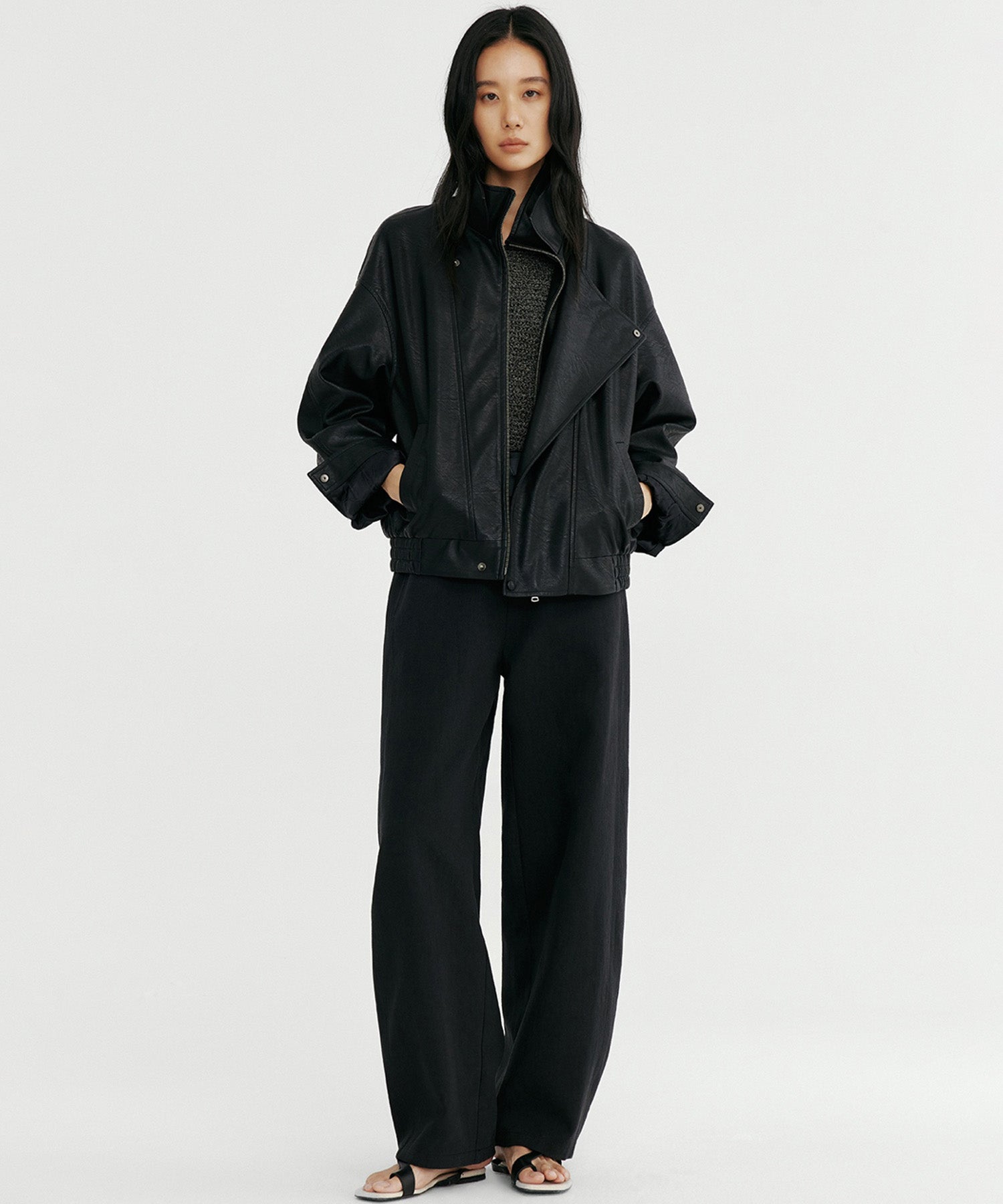 【12月上旬お届け予約商品】ダブルカラーレザージャケット