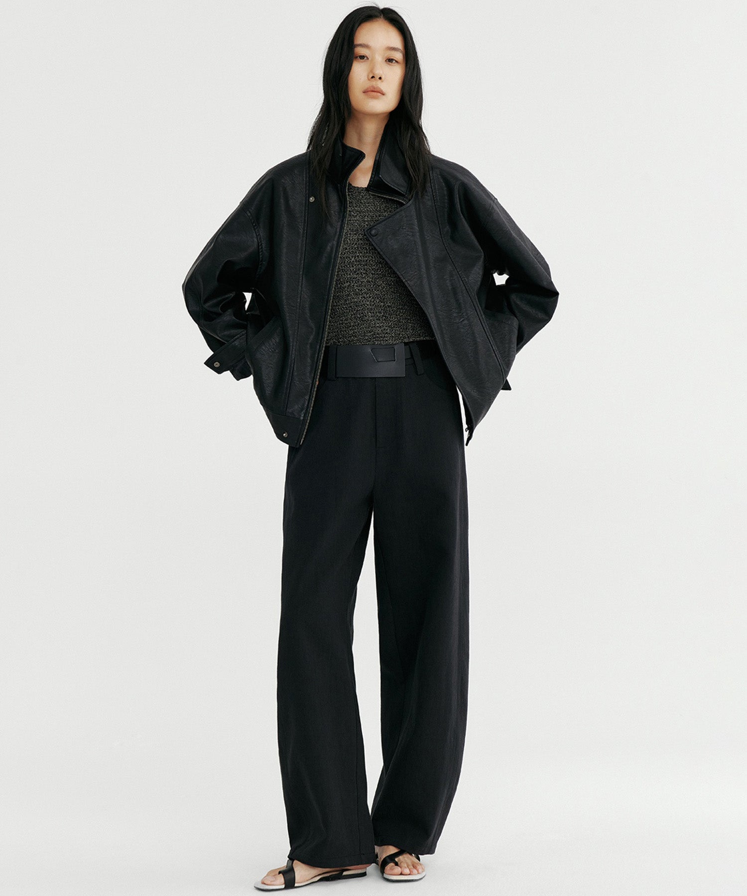 【12月上旬お届け予約商品】ダブルカラーレザージャケット