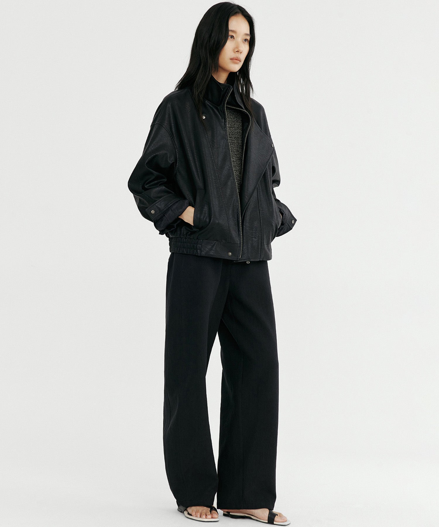 【12月上旬お届け予約商品】ダブルカラーレザージャケット