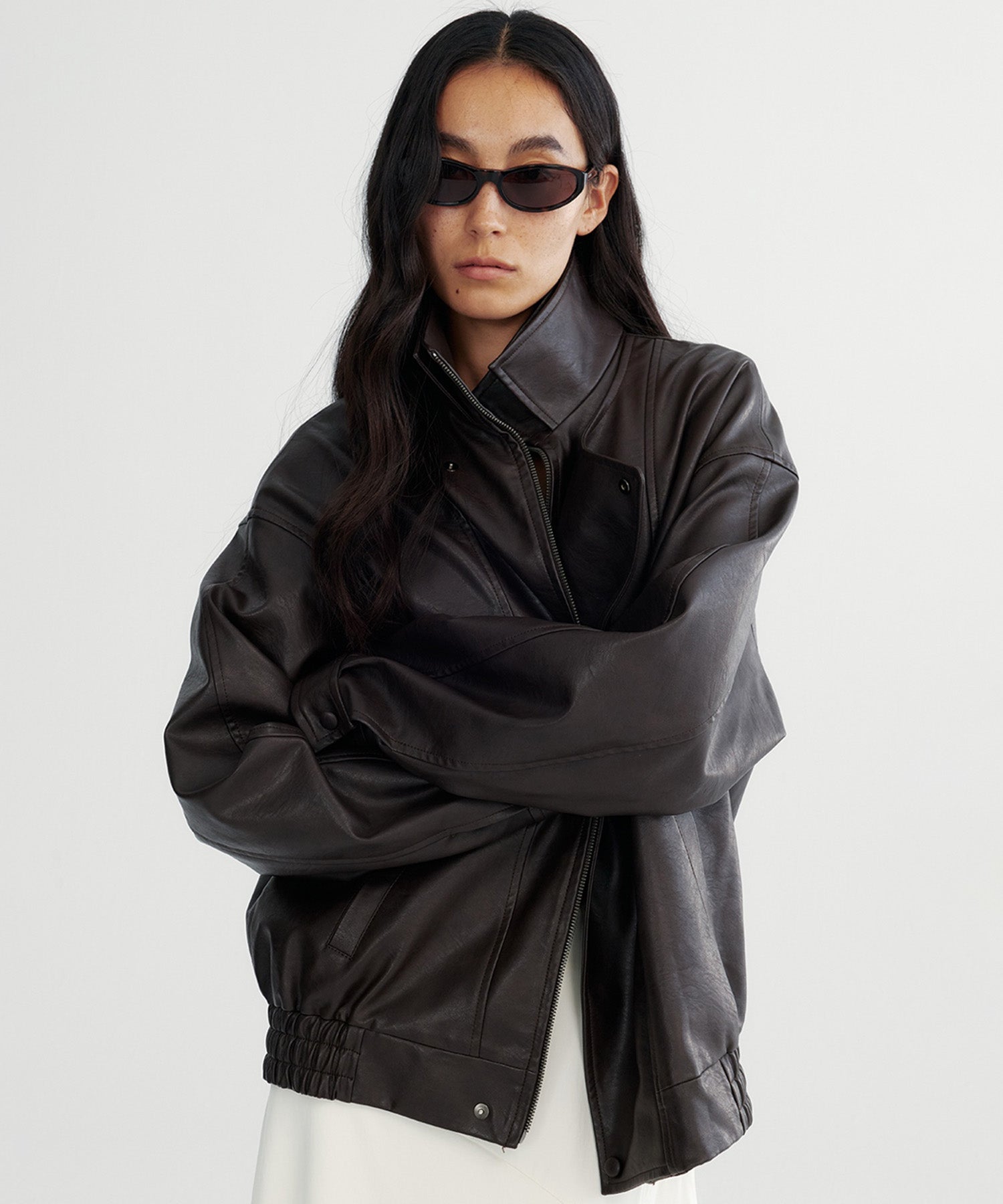 【12月上旬お届け予約商品】ダブルカラーレザージャケット