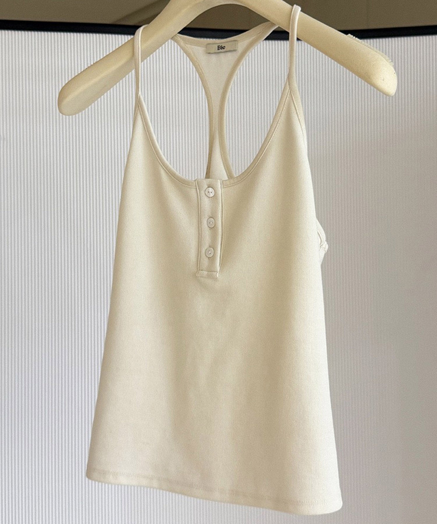 バッククロス リブタンクトップ