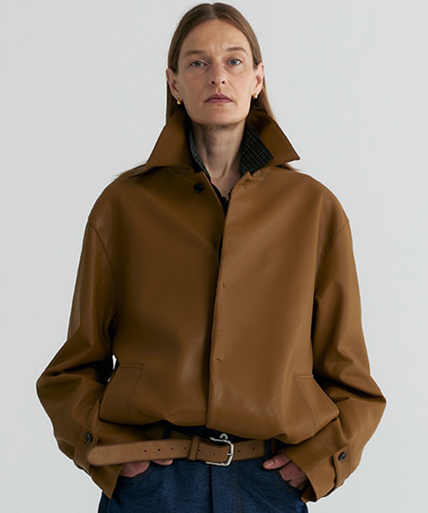 シンセティックレザージャケット