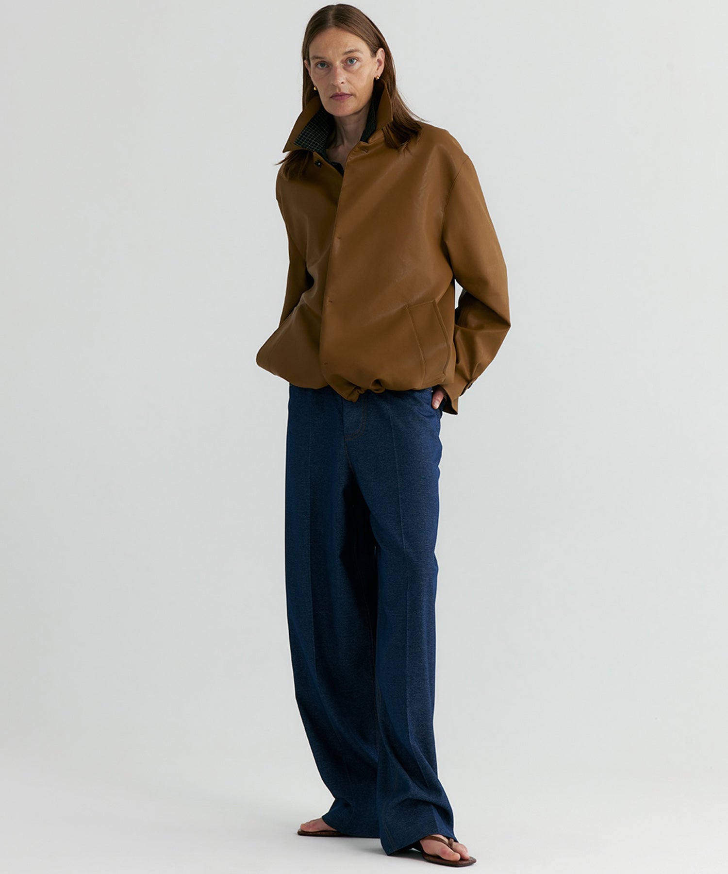 シンセティックレザージャケット