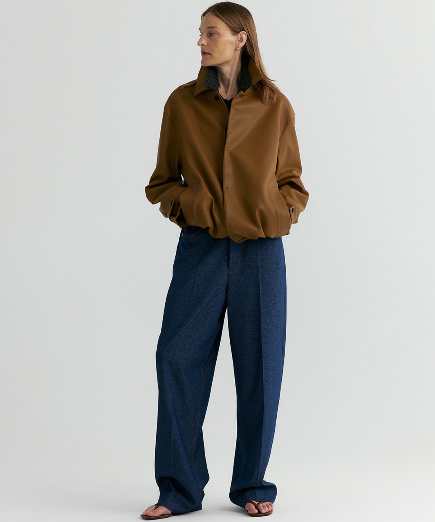 シンセティックレザージャケット