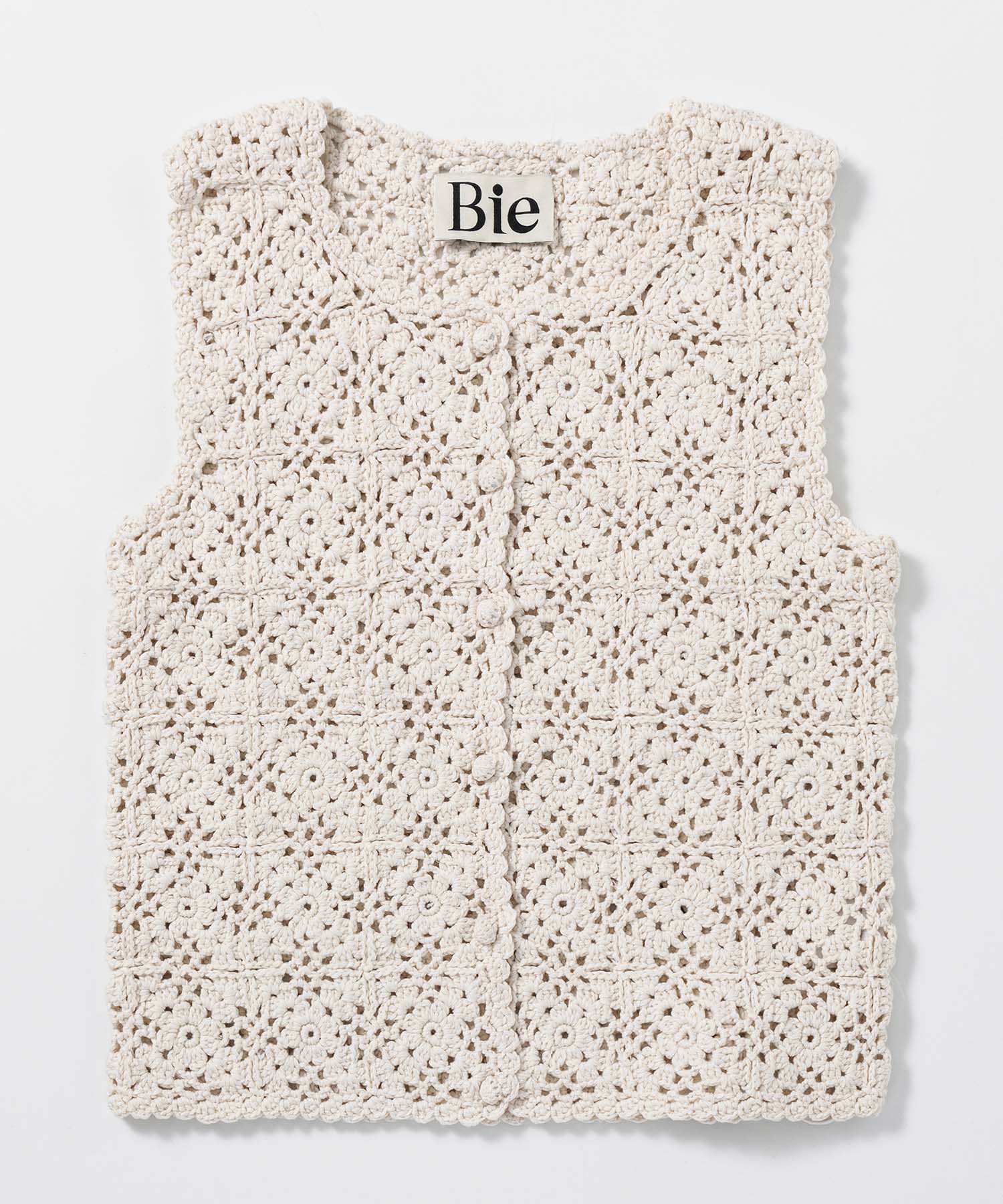 クロシェニットベスト