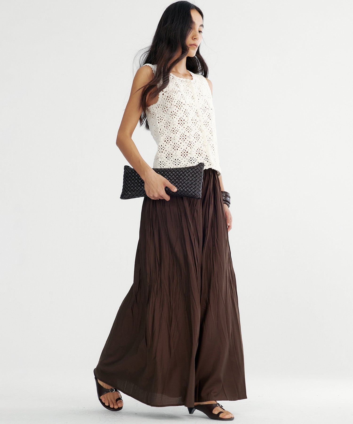 クロシェニットベスト