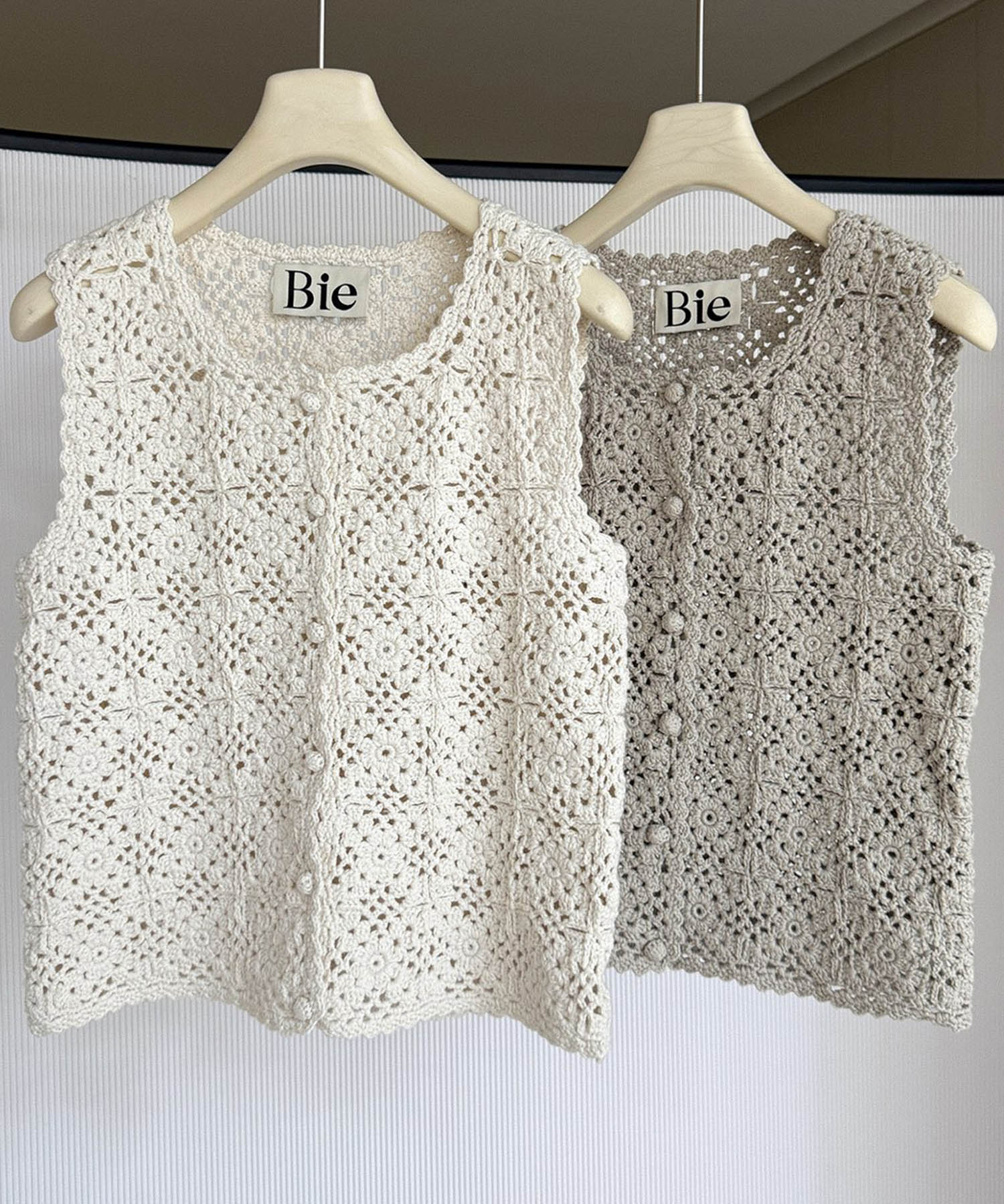 クロシェニットベスト