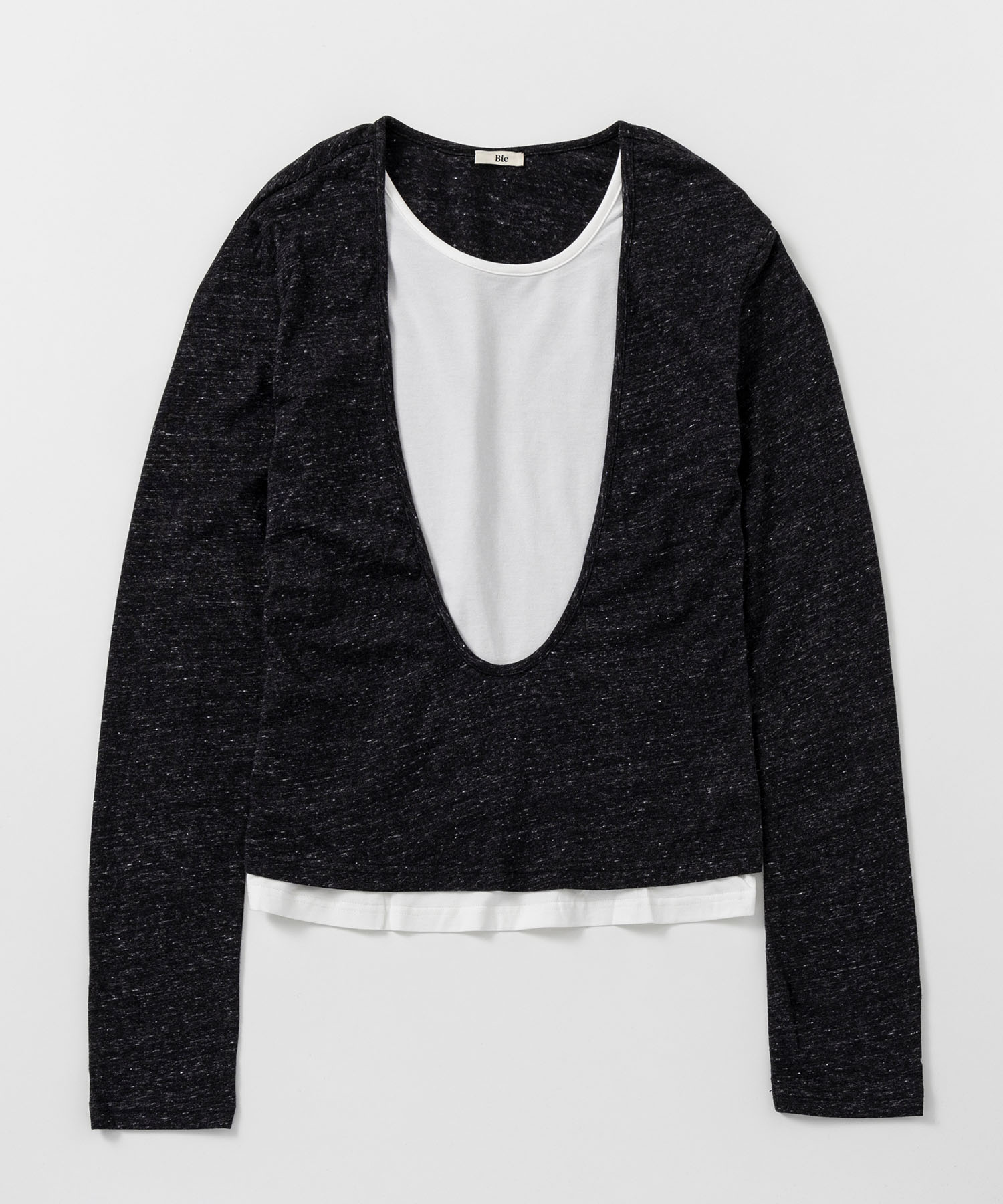 レイヤード ロングスリーブカットソー