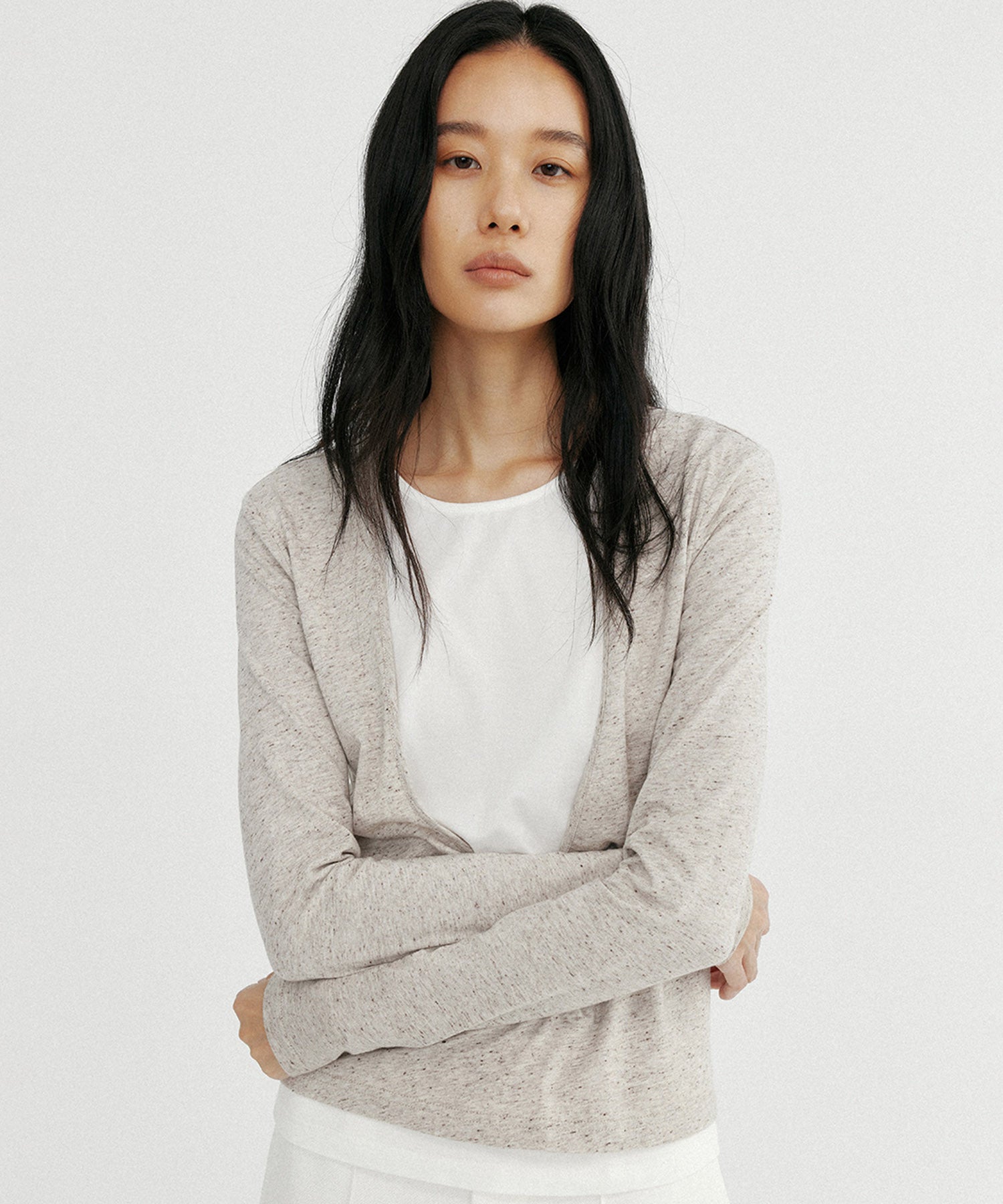 レイヤード ロングスリーブカットソー