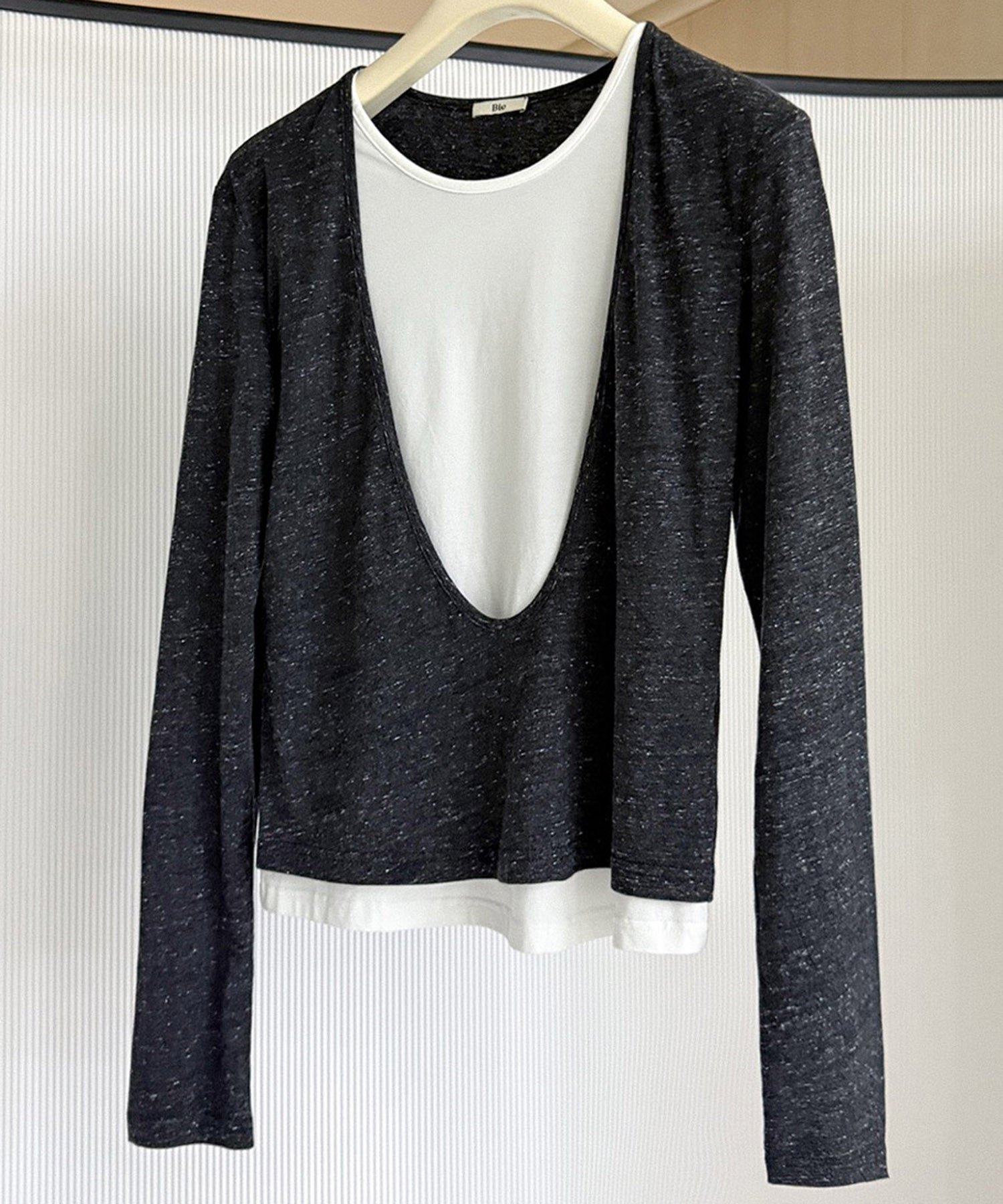 レイヤード ロングスリーブカットソー