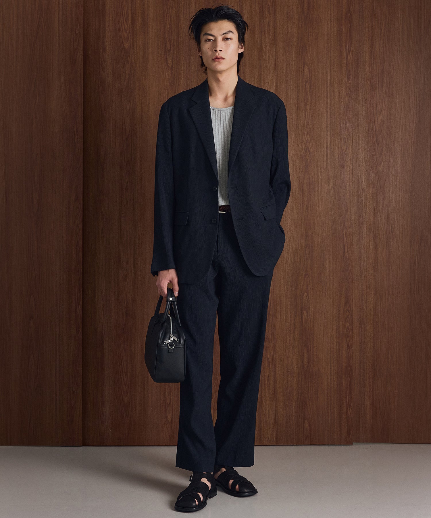 Kinoshita レザーフィッシャーマンサンダル