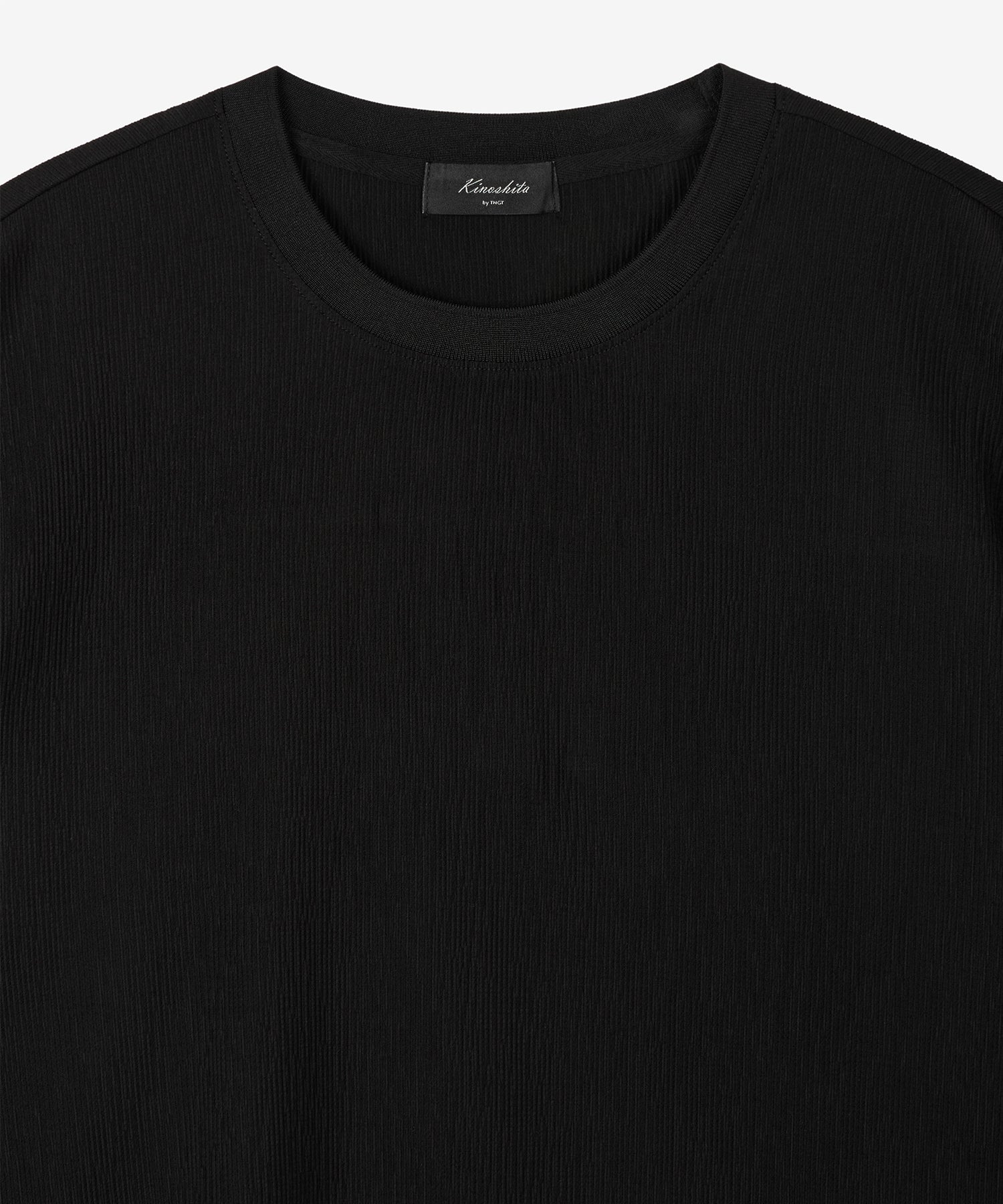 KinoshitaシアサッカークルーネックTシャツ