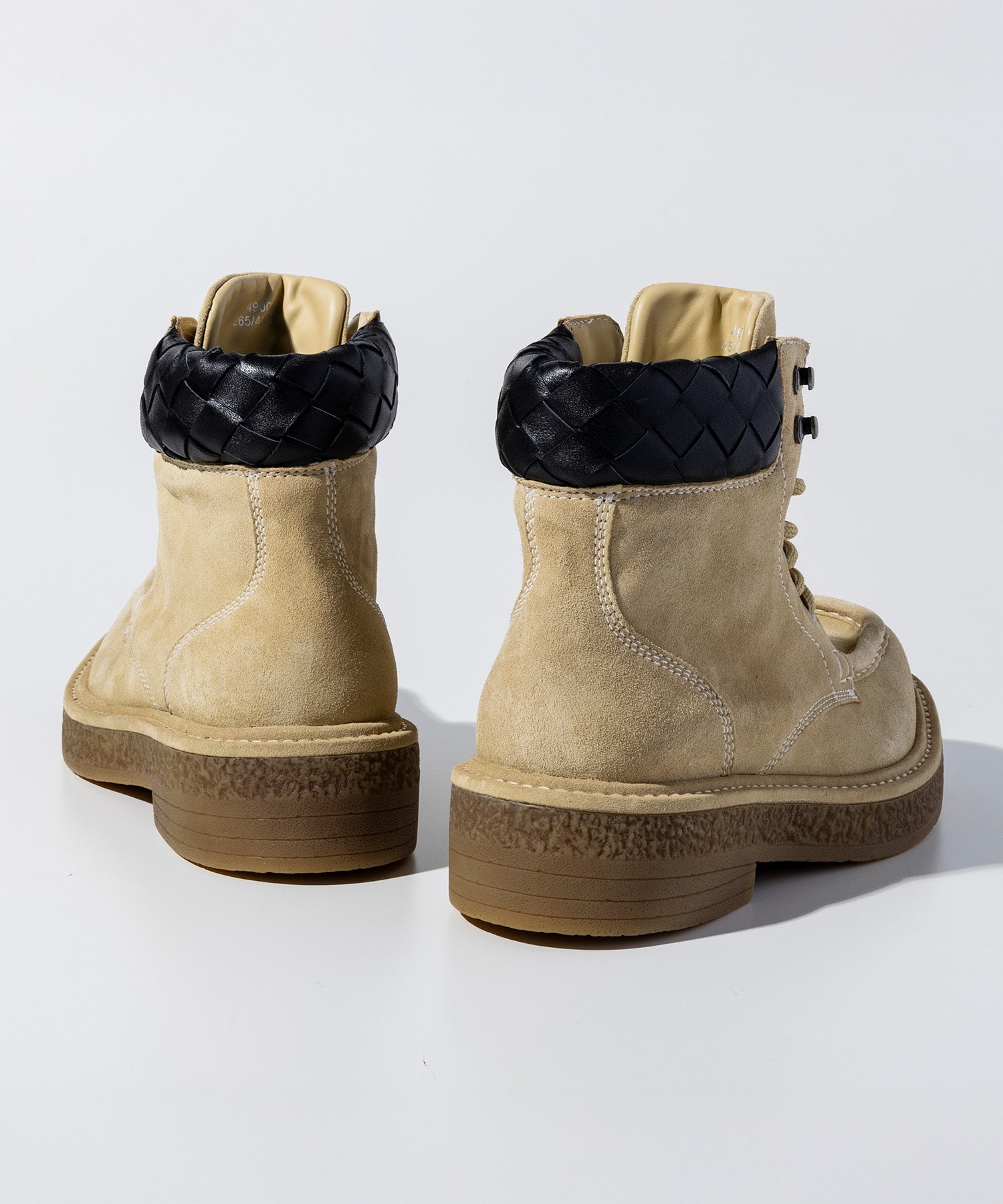 【12月上旬お届け予約商品】ソフトスエード レースアップブーツ