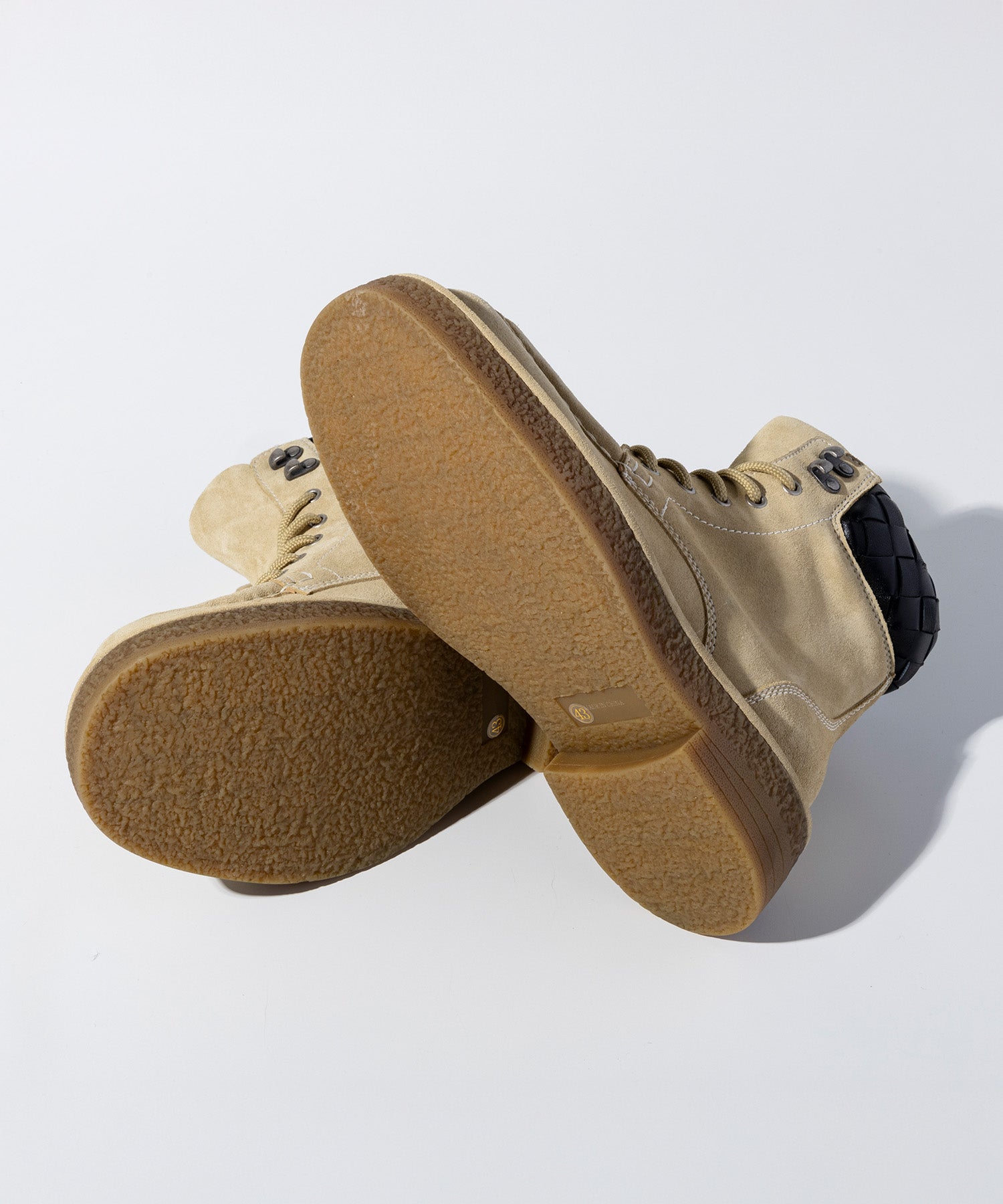 【12月上旬お届け予約商品】ソフトスエード レースアップブーツ