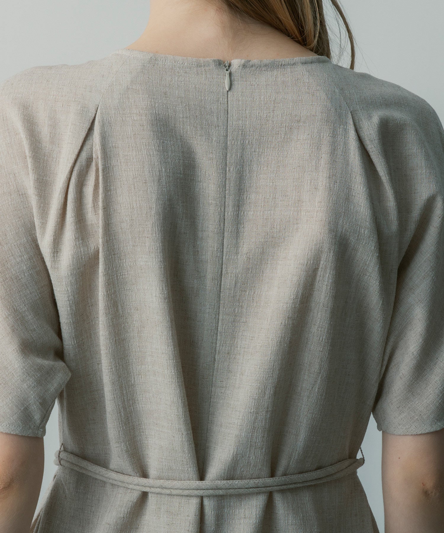 【3月中旬お届け予約商品】ウエストマークワンピース