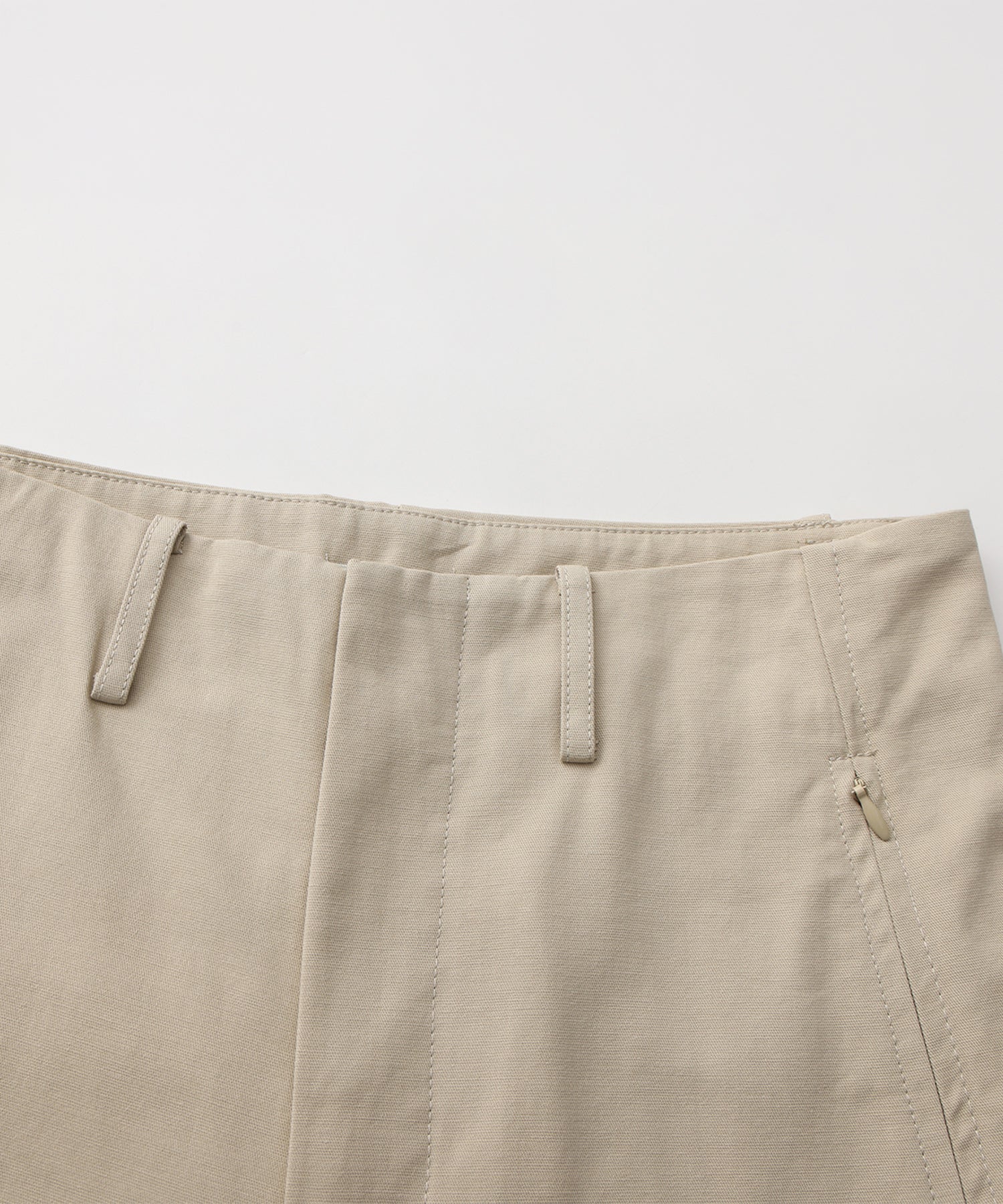 コットン ワイドストレートパンツ