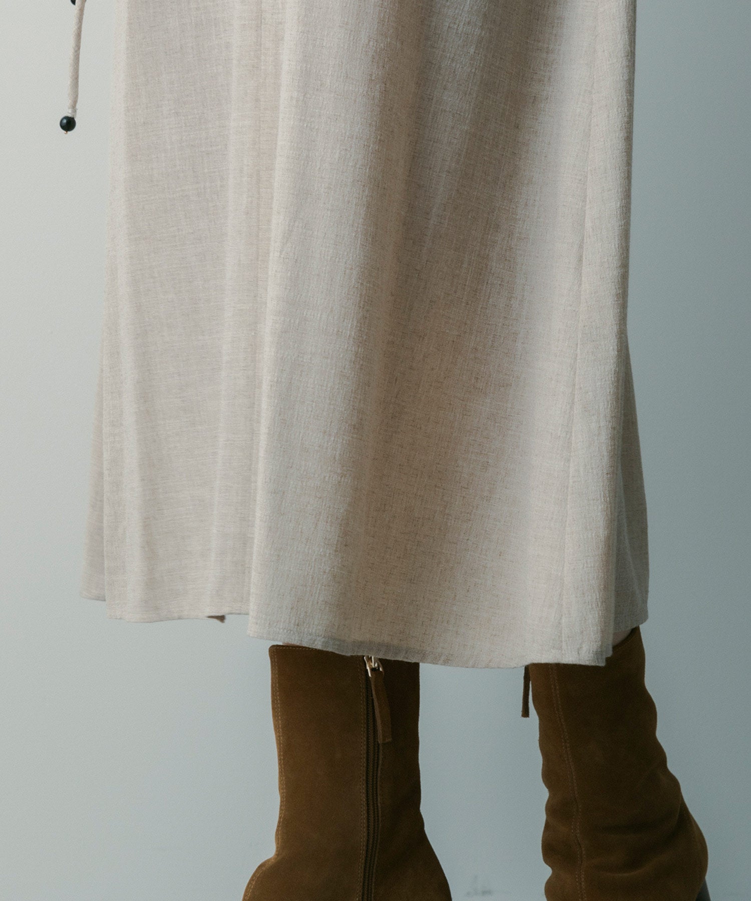 【3月中旬お届け予約商品】ウエストマークワンピース