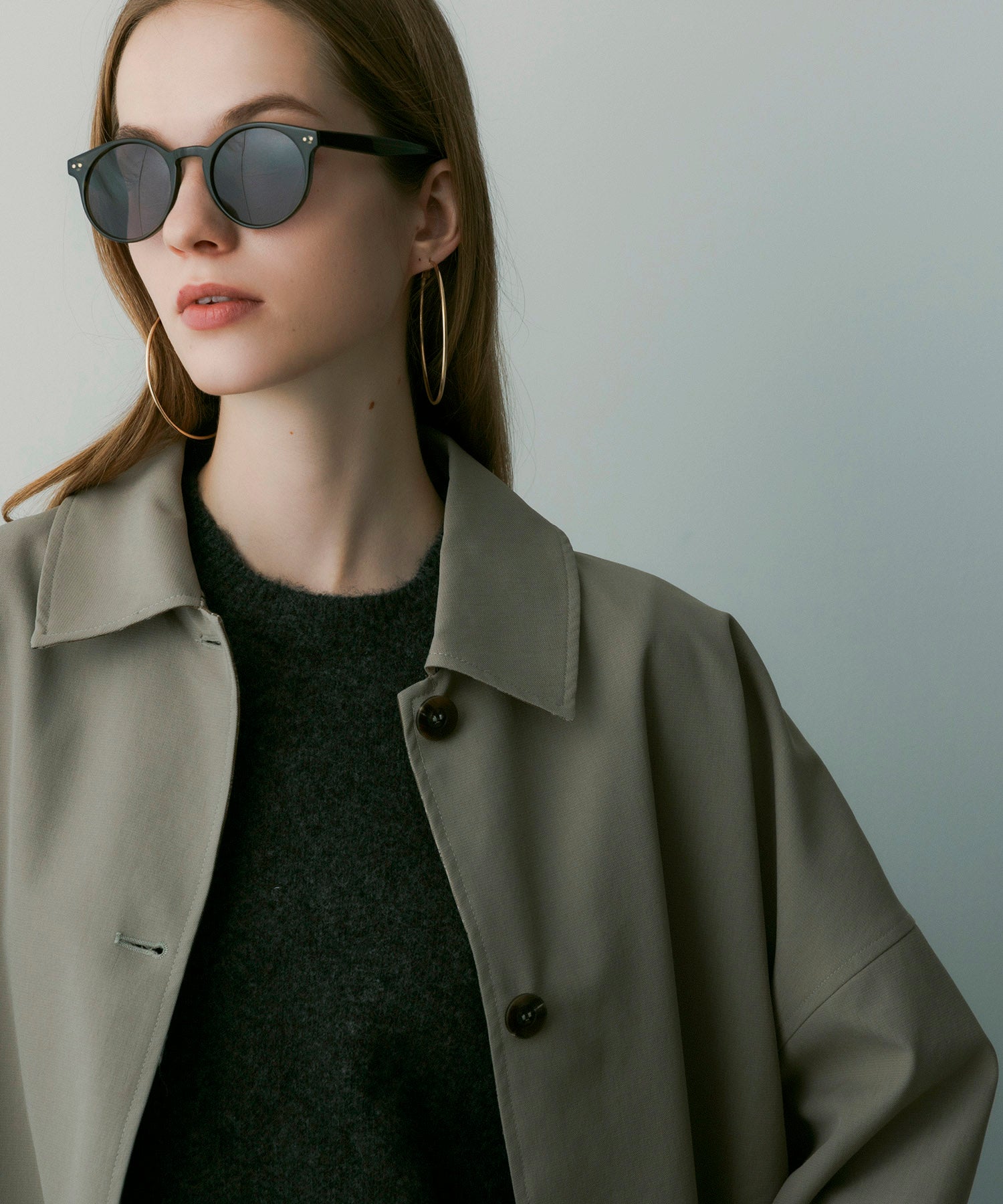 【12月中旬お届け予約商品】ステンカラーオーバーサイズコート