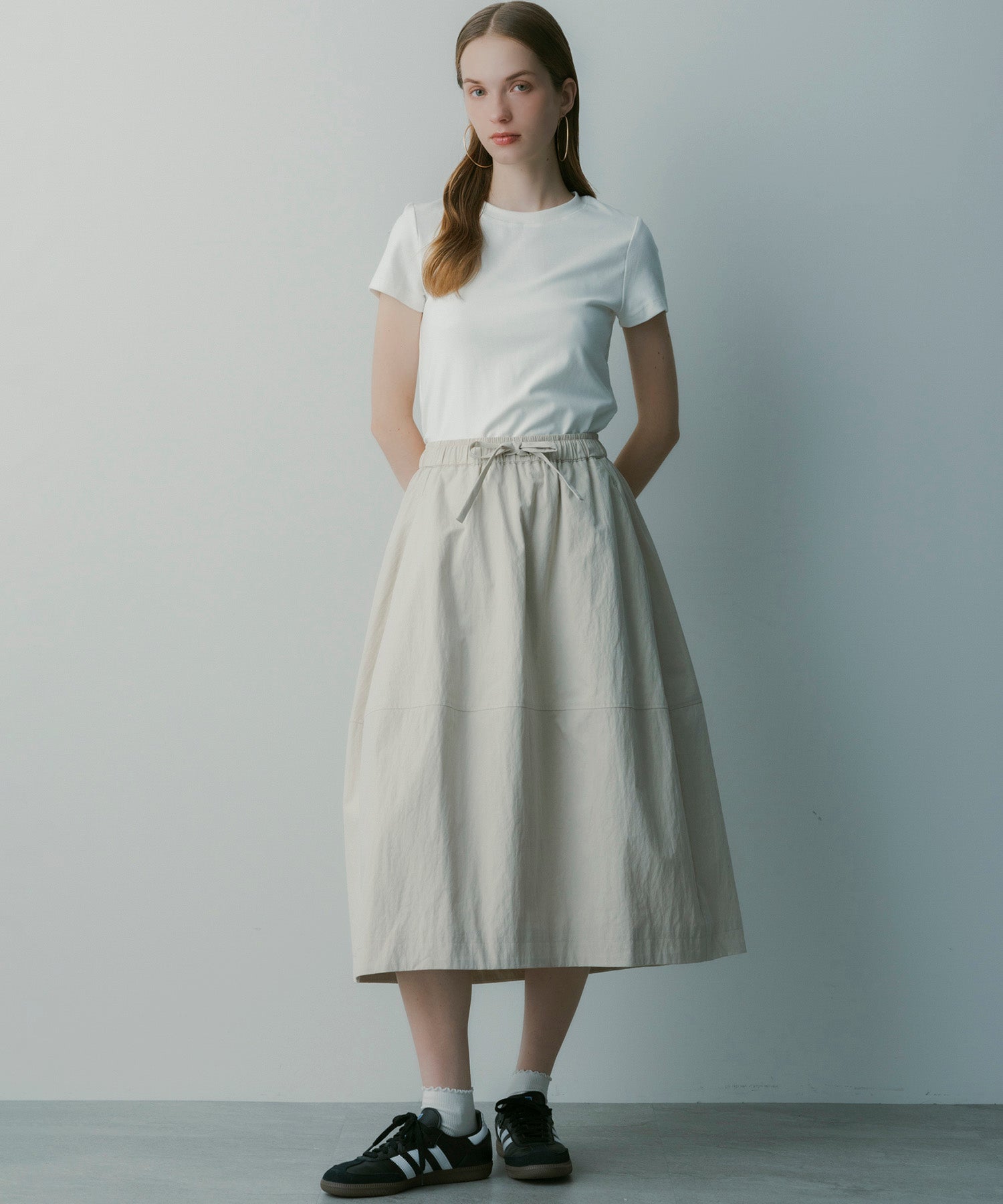 コットンフレアスカート