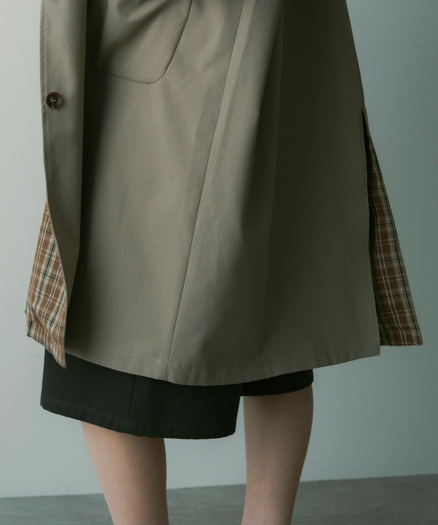 【12月中旬お届け予約商品】ステンカラーオーバーサイズコート