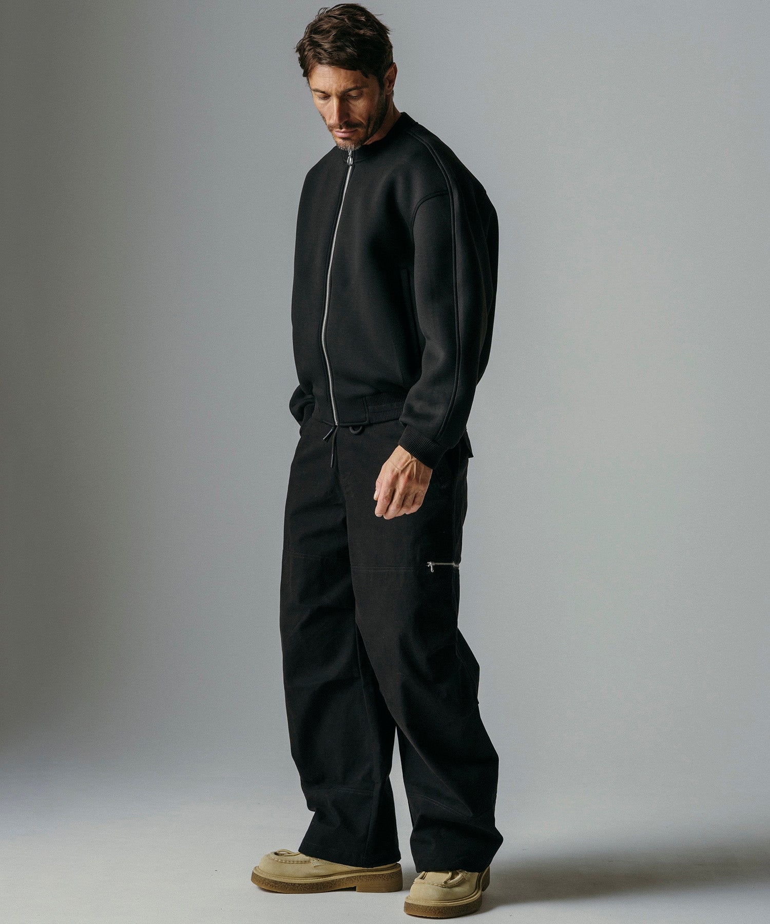 ワイドストレート カーゴパンツ