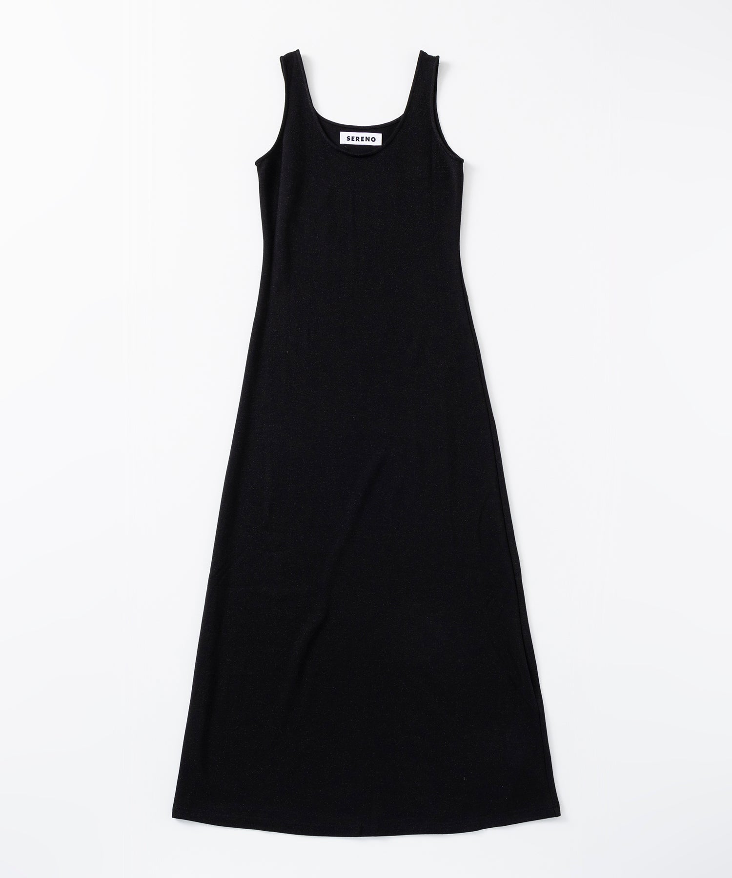 Uネック ノースリーブドレス