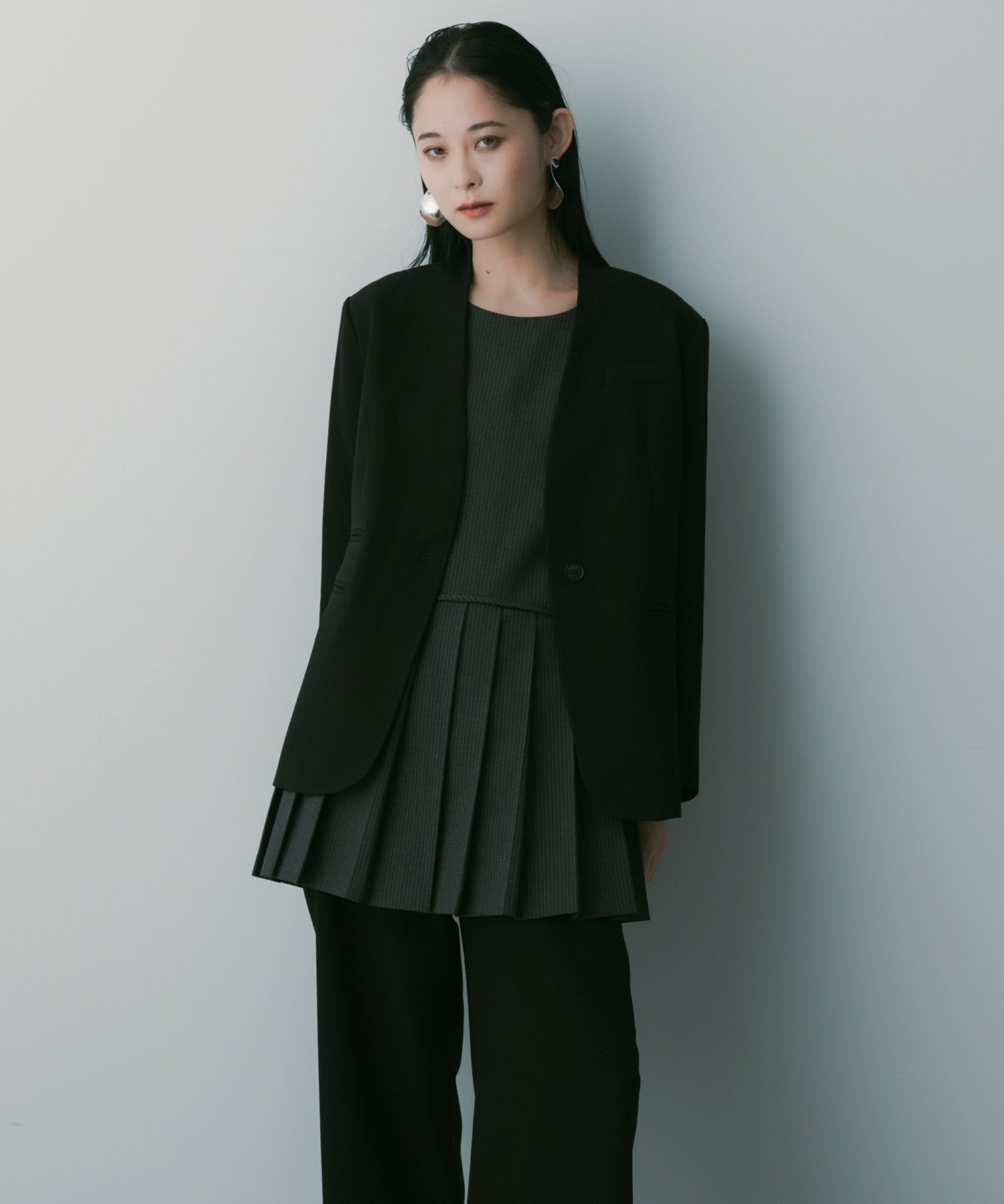 【3月中旬お届け予約商品】ノーカラージャケット