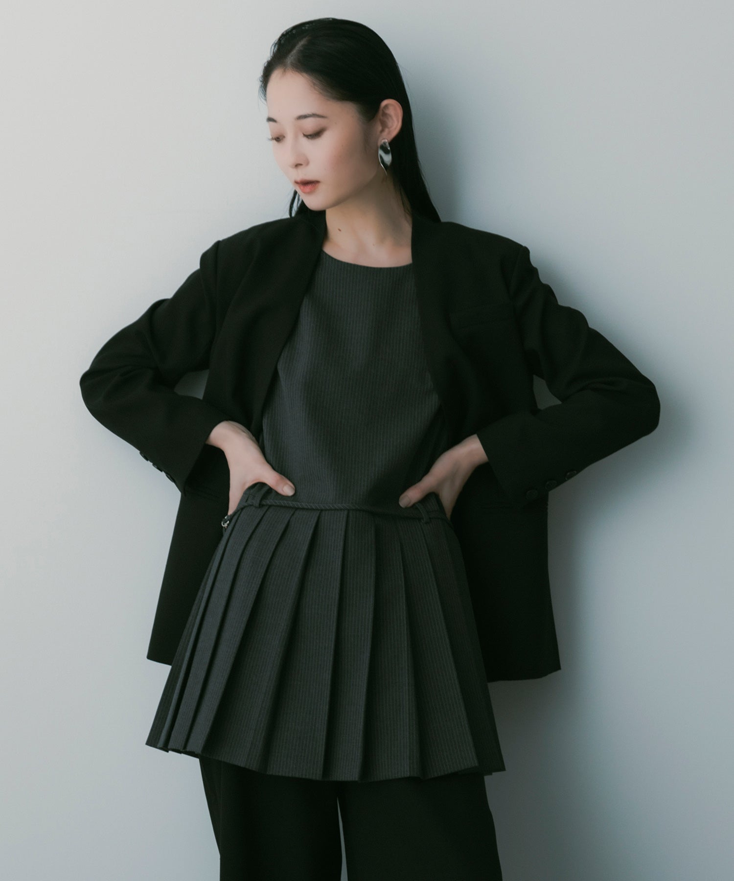 【3月中旬お届け予約商品】ノーカラージャケット