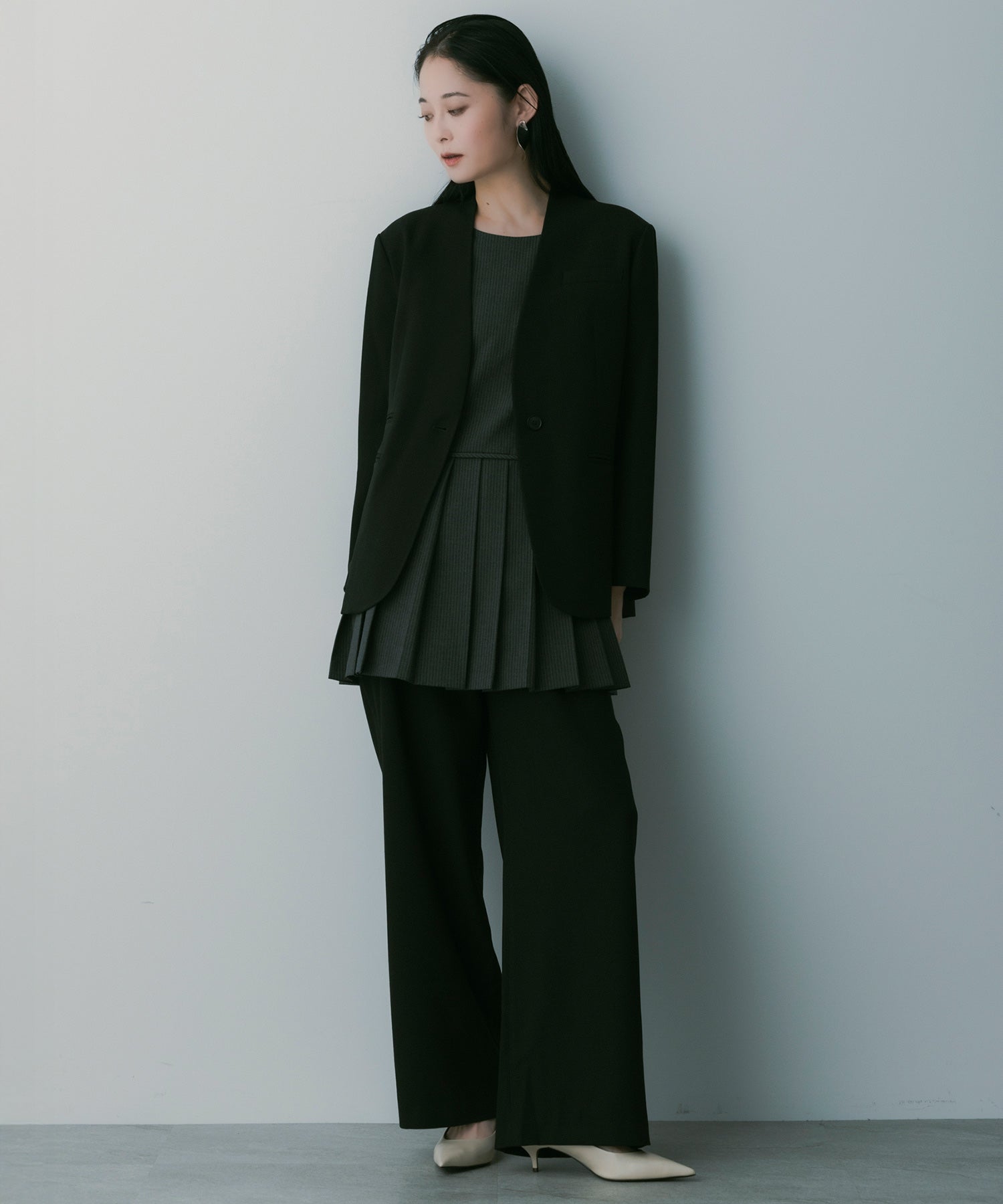 【3月中旬お届け予約商品】ノーカラージャケット