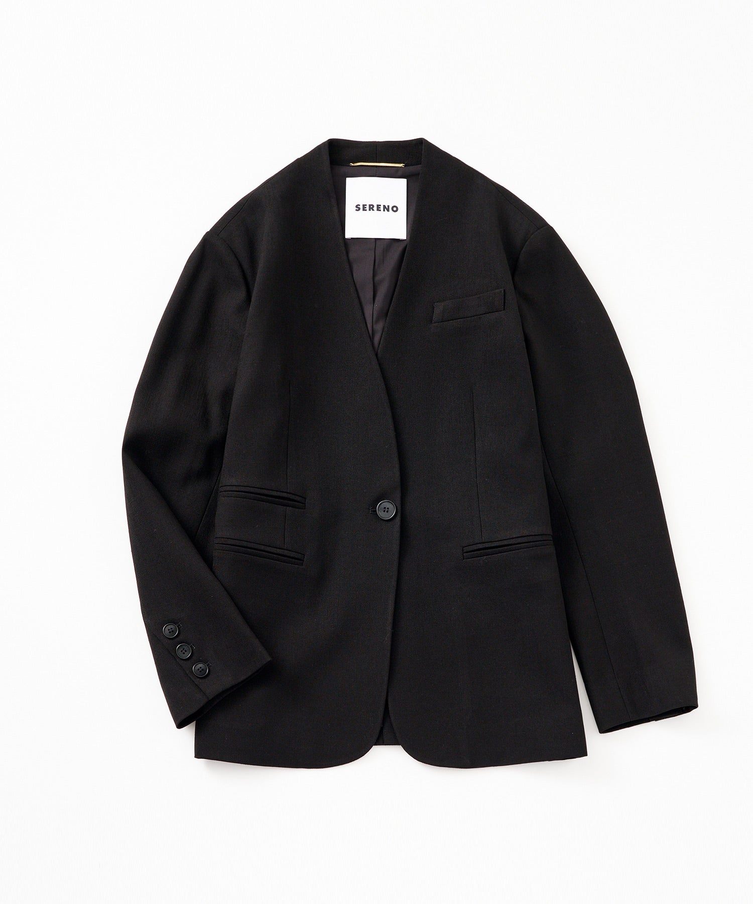 【3月中旬お届け予約商品】ノーカラージャケット