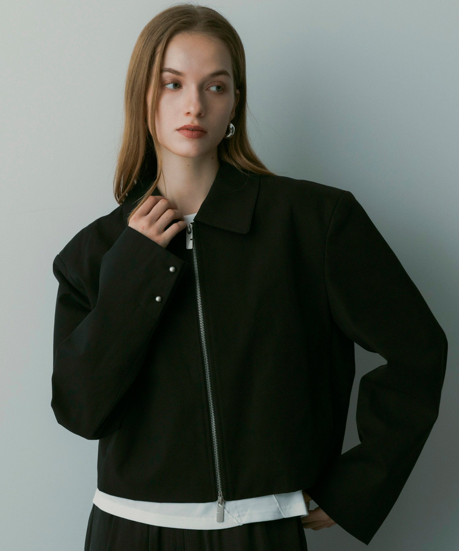 【12月上旬お届け予約商品】クロップドジップジャケット