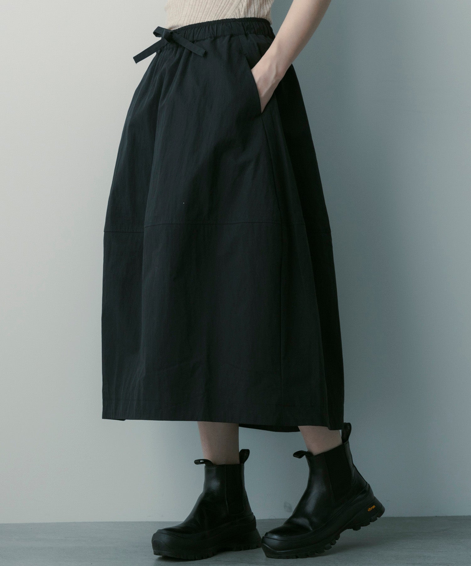 コットンフレアスカート